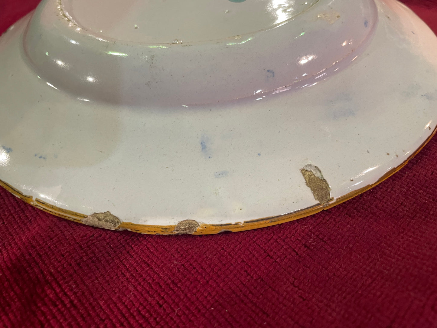Assiette en Faïence de Delft – XVIIIe siècle – Signée et Numérotée