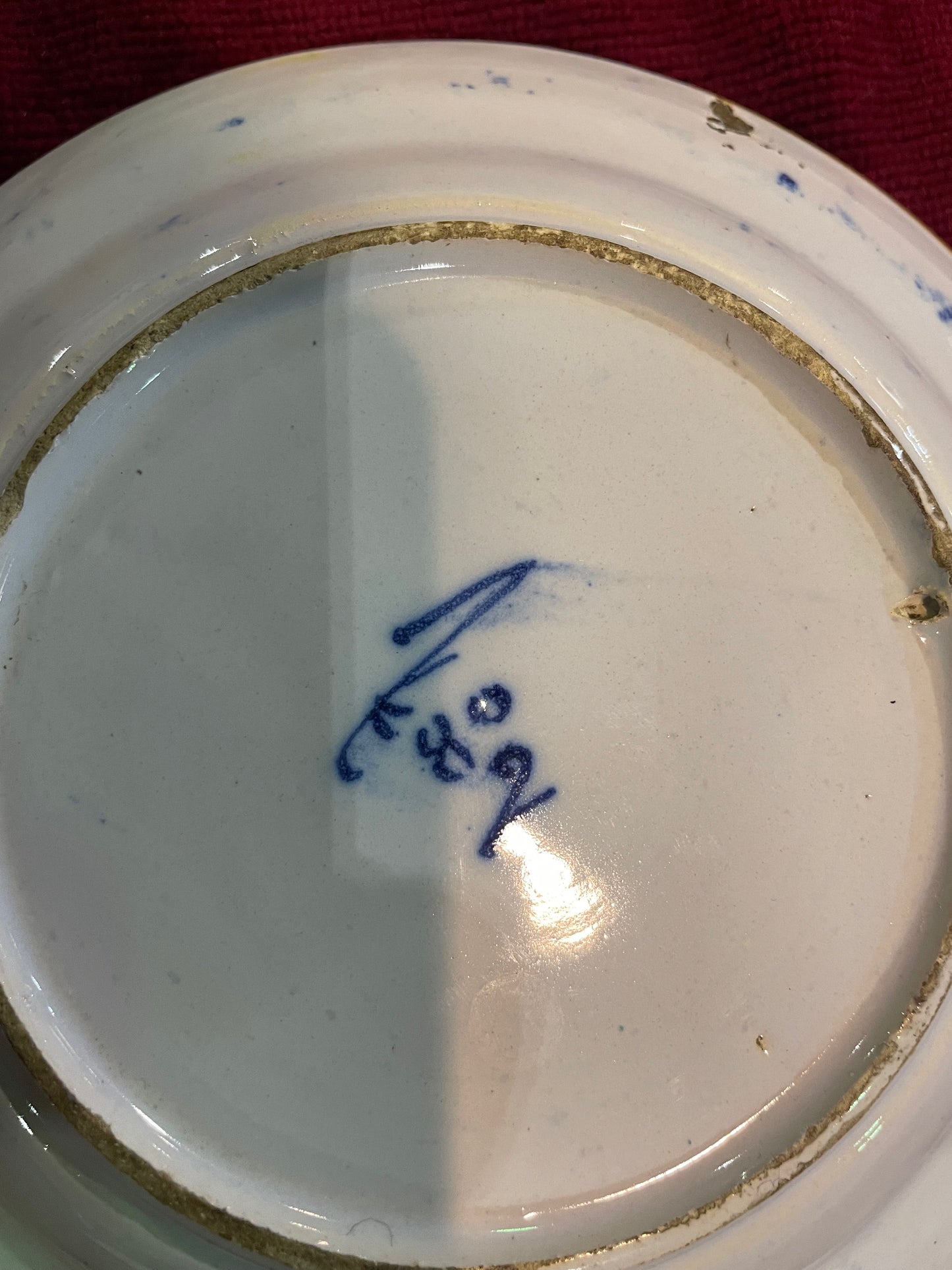 Coupelle en Faïence de Delft – XVIIIe siècle – Signée