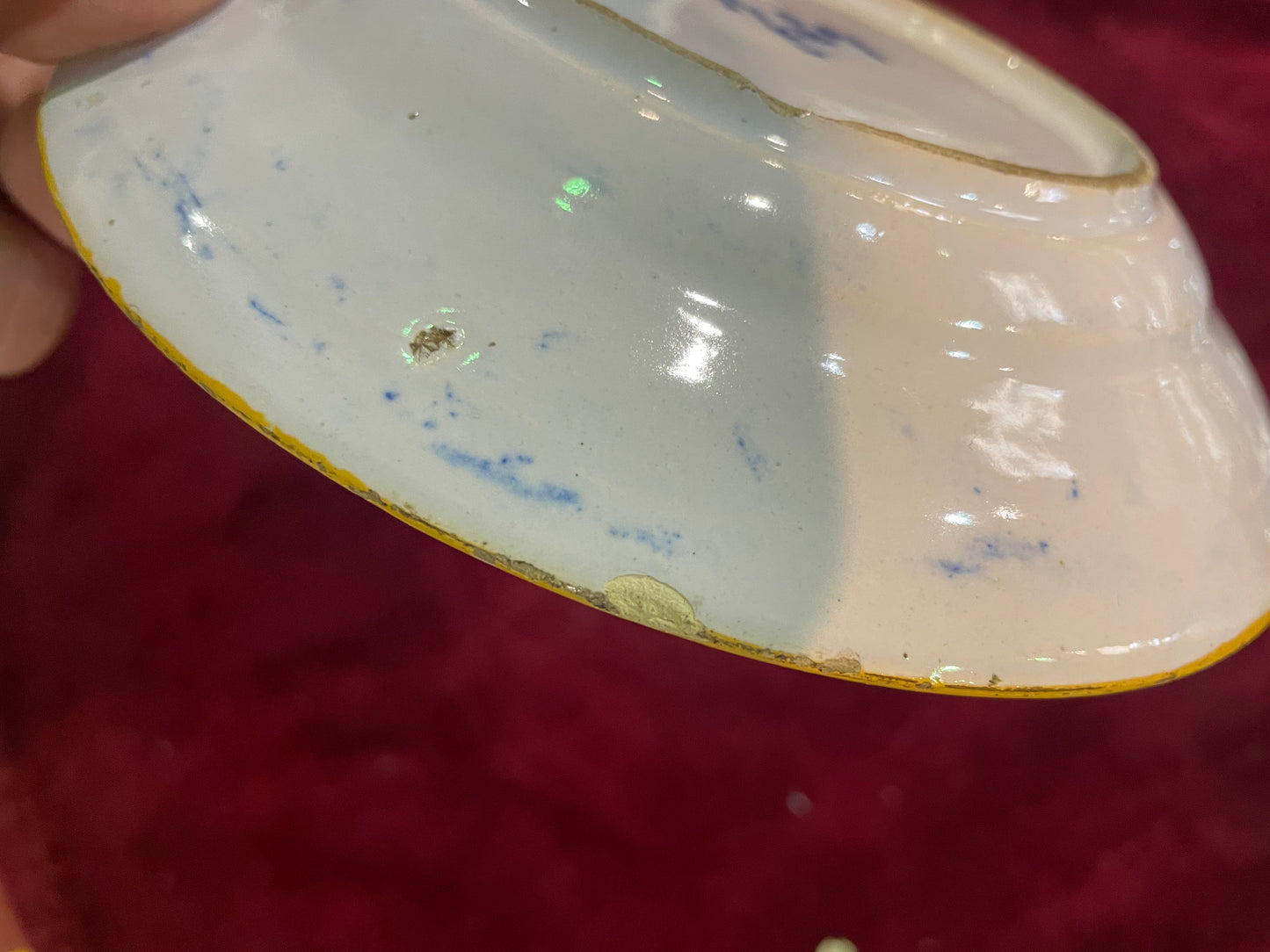 Coupelle en Faïence de Delft – XVIIIe siècle – Signée