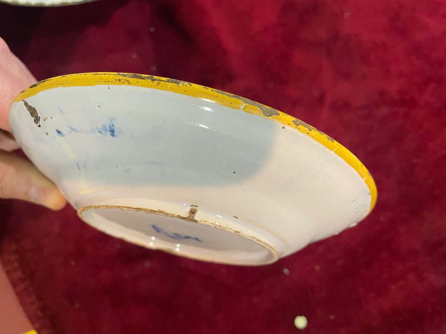 Coupelle en Faïence de Delft – XVIIIe siècle – Signée