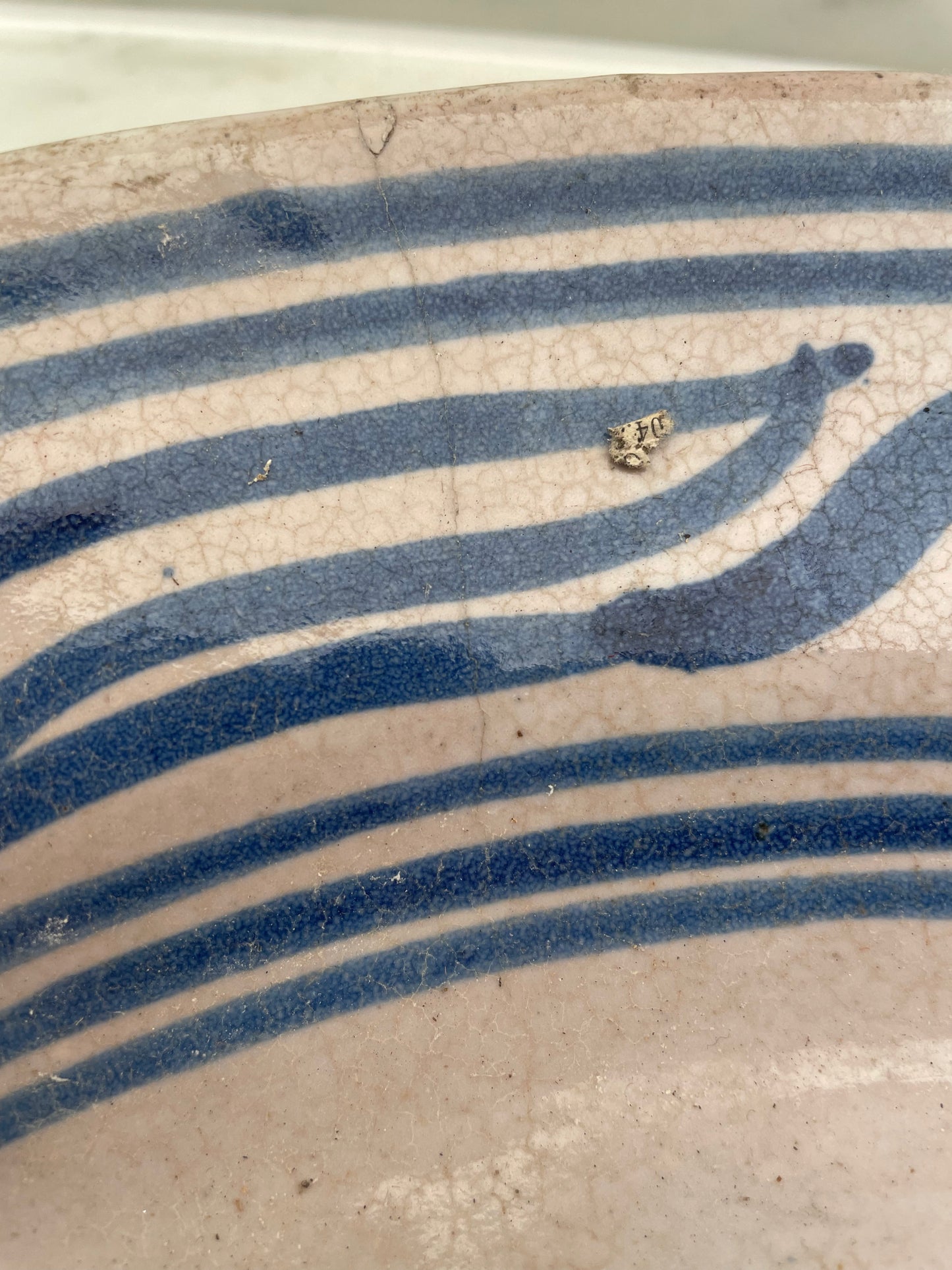 Grand Plat en Faïence – Décor au Coq – Fin XVIIIe / XIXe