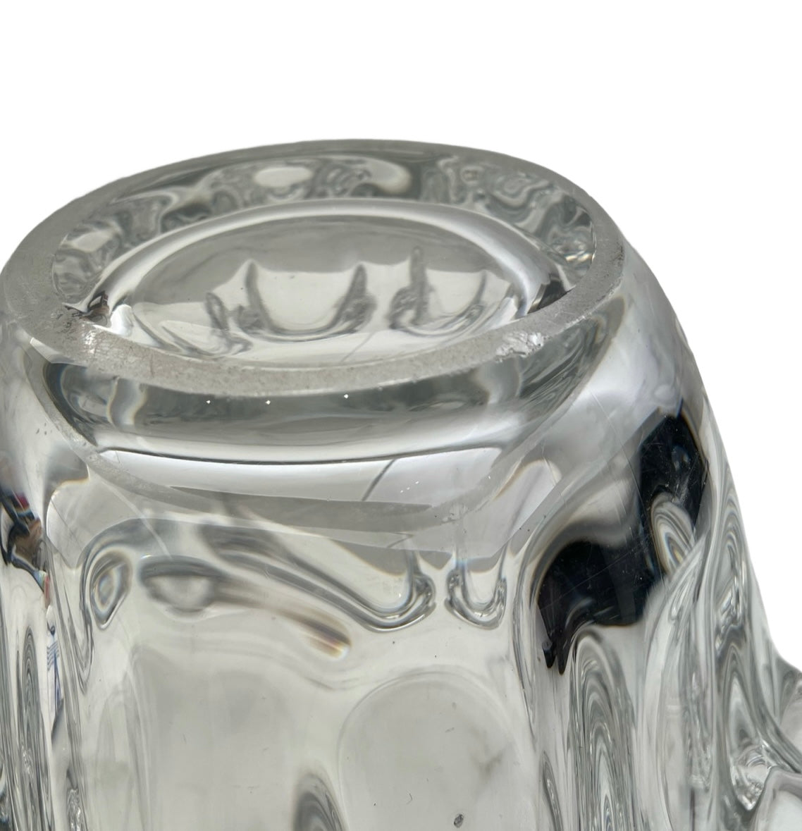 Vase en cristal – Val Saint Lambert – Guido Bon – Circa 1950