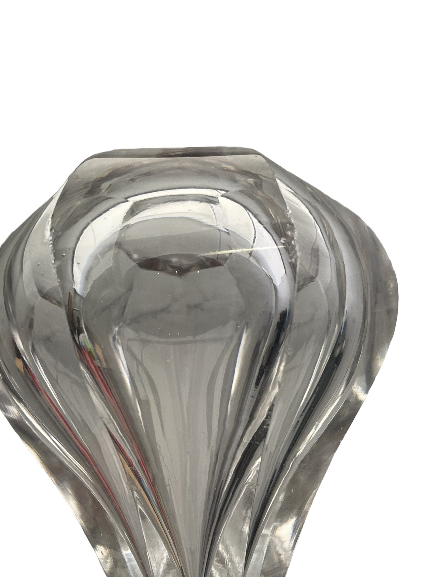 Carafe en cristal – Val Saint Lambert (attribuée) – Non signée
