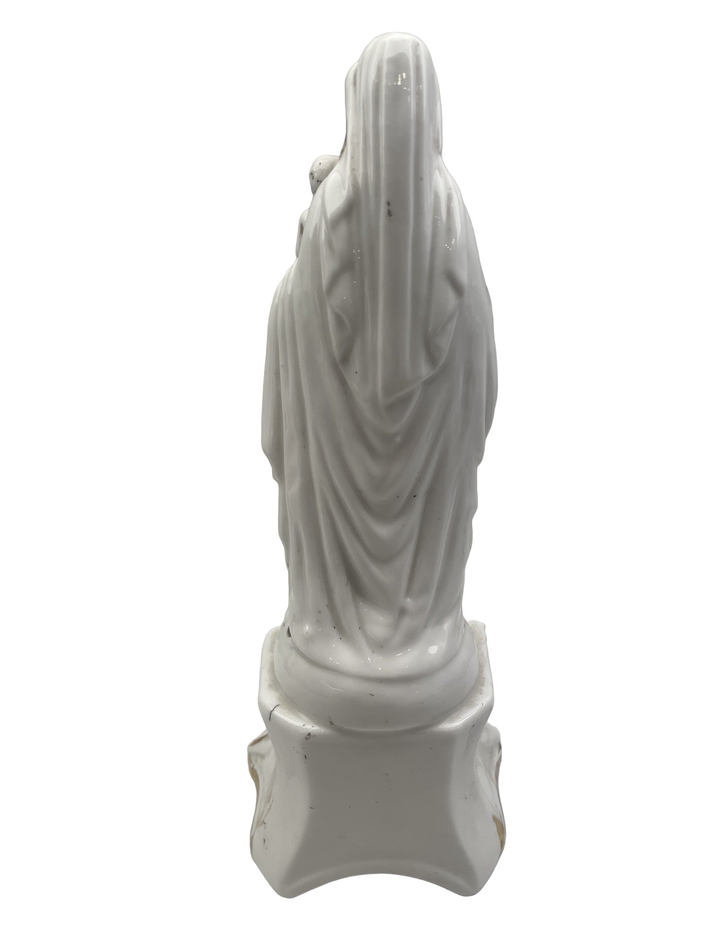 Vierge Marie avec l’Enfant Jésus – Porcelaine Andenne ou Vieux Paris – XIXe