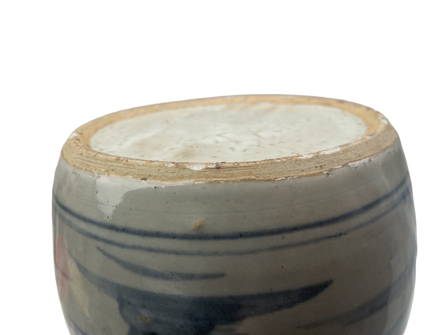 Pot à Gingembre de Chine – Décor bleu de paysage – 19ᵉ siècle
