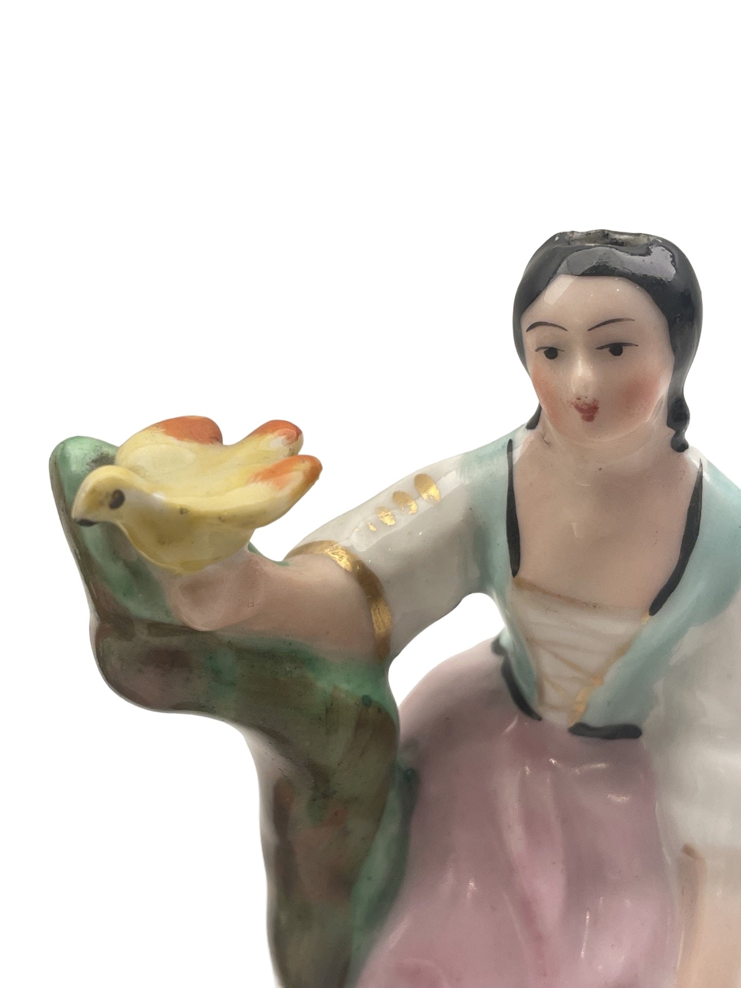 Paire Encriers Plumiers en porcelaine de Vieux Paris – XIXᵉ