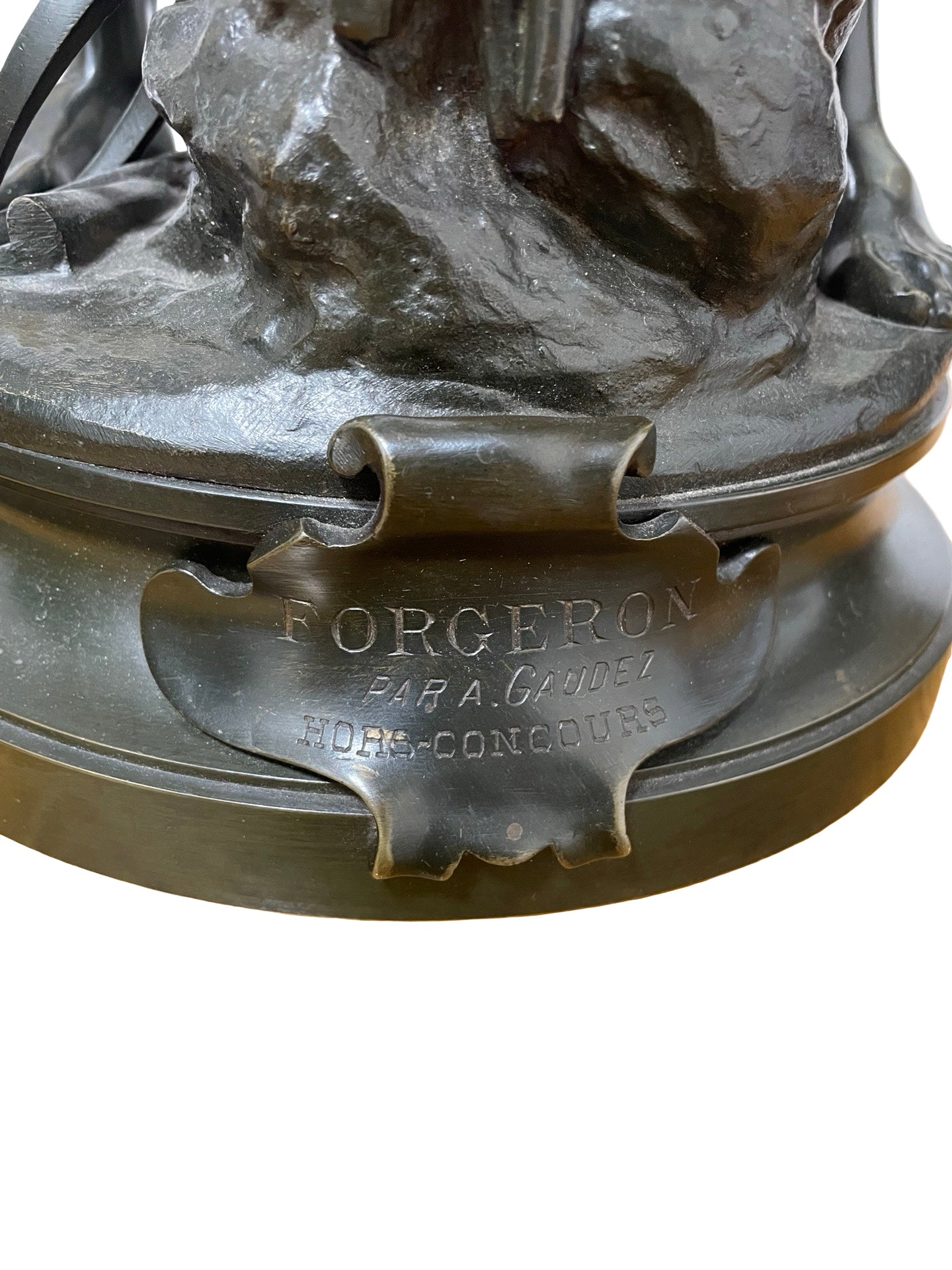 Bronze Le Forgeron – Adrien Etienne Gaudez ( 1845 - 1902 )