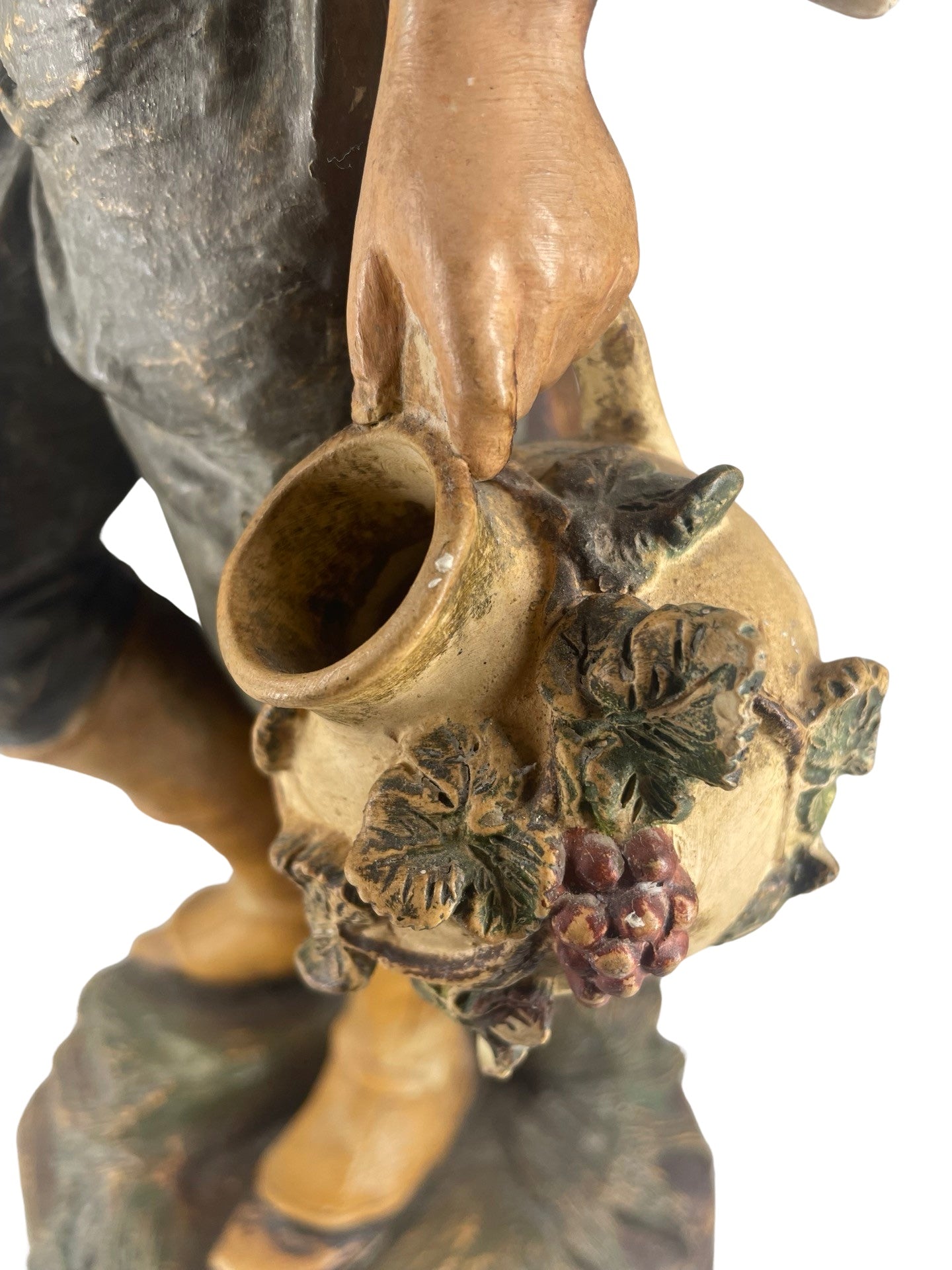 Paysan Italien en Terre Cuite Polychromée – Dans le Goût de Goldscheider
