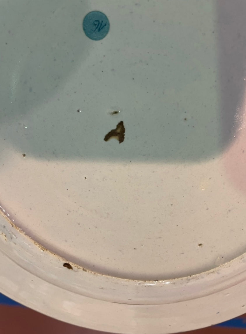 Petite Assiette en Faïence de Delft – XVIIIe siècle Signée A