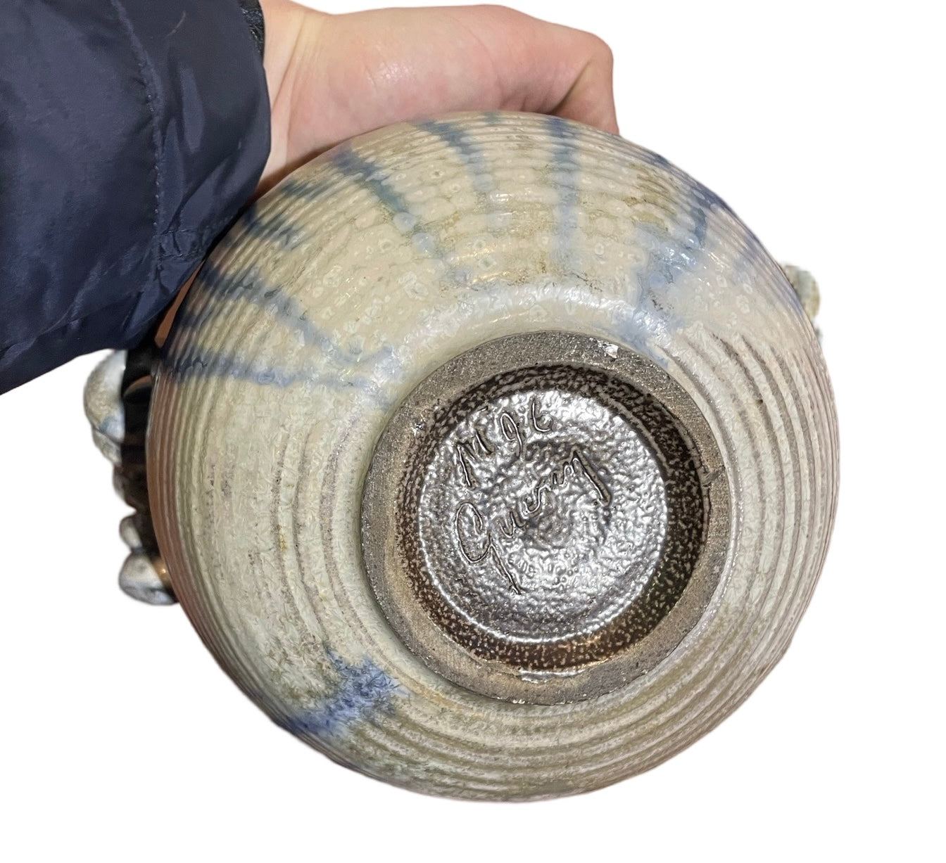 Vase Guérin à Poignées Torsadées – Signé et Numéroté M96