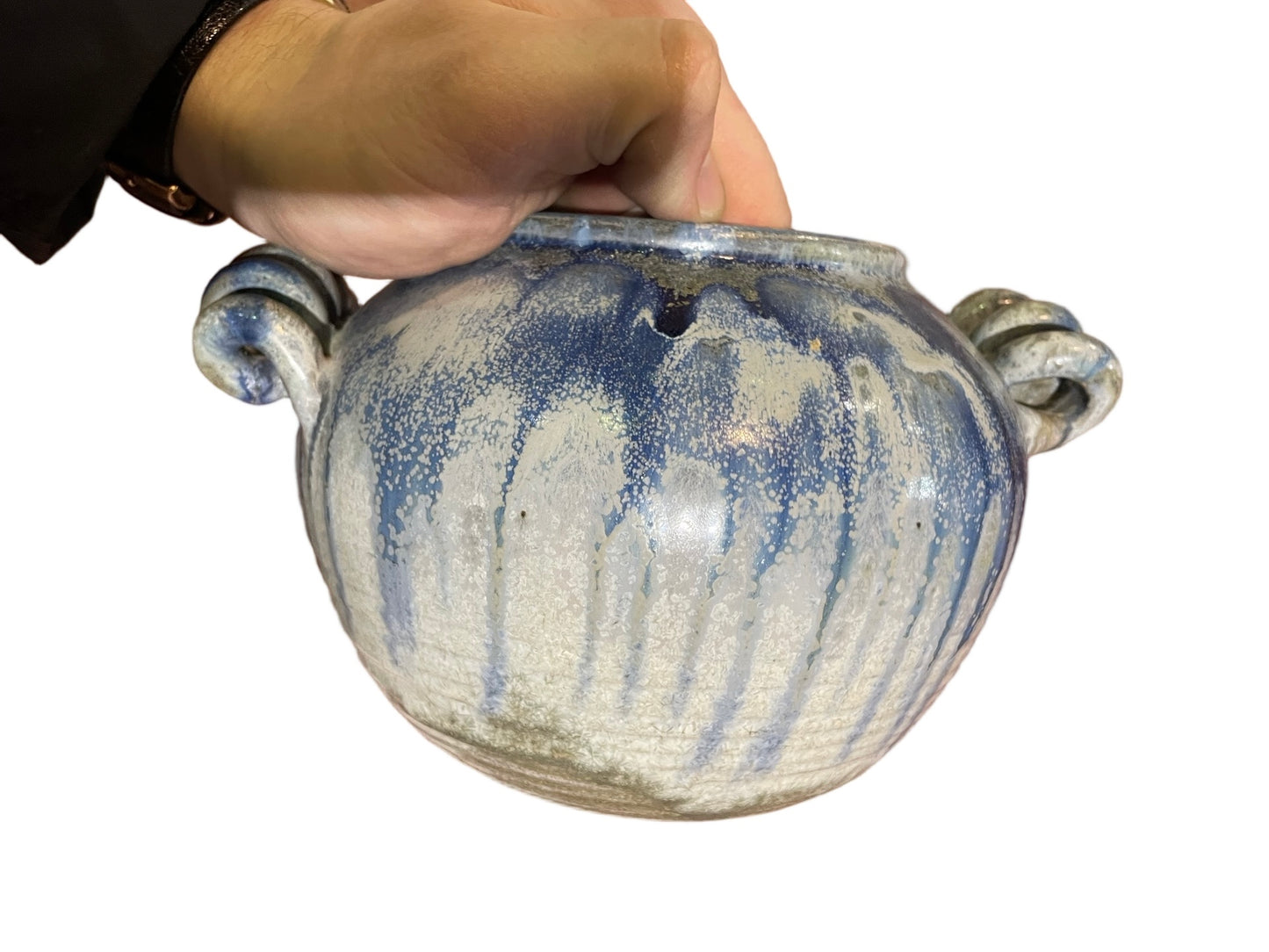 Vase Guérin à Poignées Torsadées – Signé et Numéroté M96
