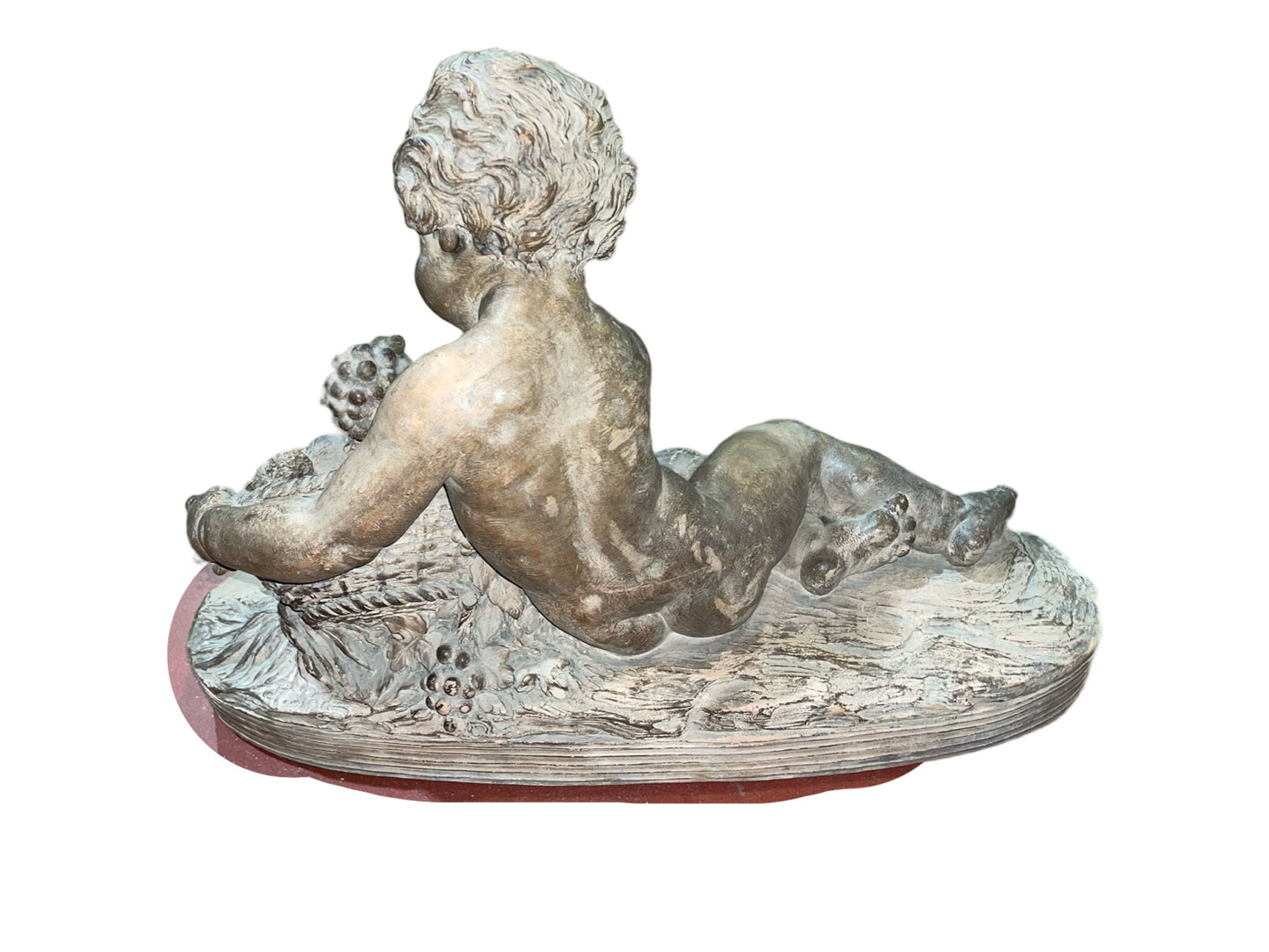 Terre Cuite – Putti aux Fruits – Signé René Rod – Fin XIXe