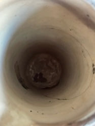 Pichet en faïence de Bruxelles – Double Litre – Fond Bleu
