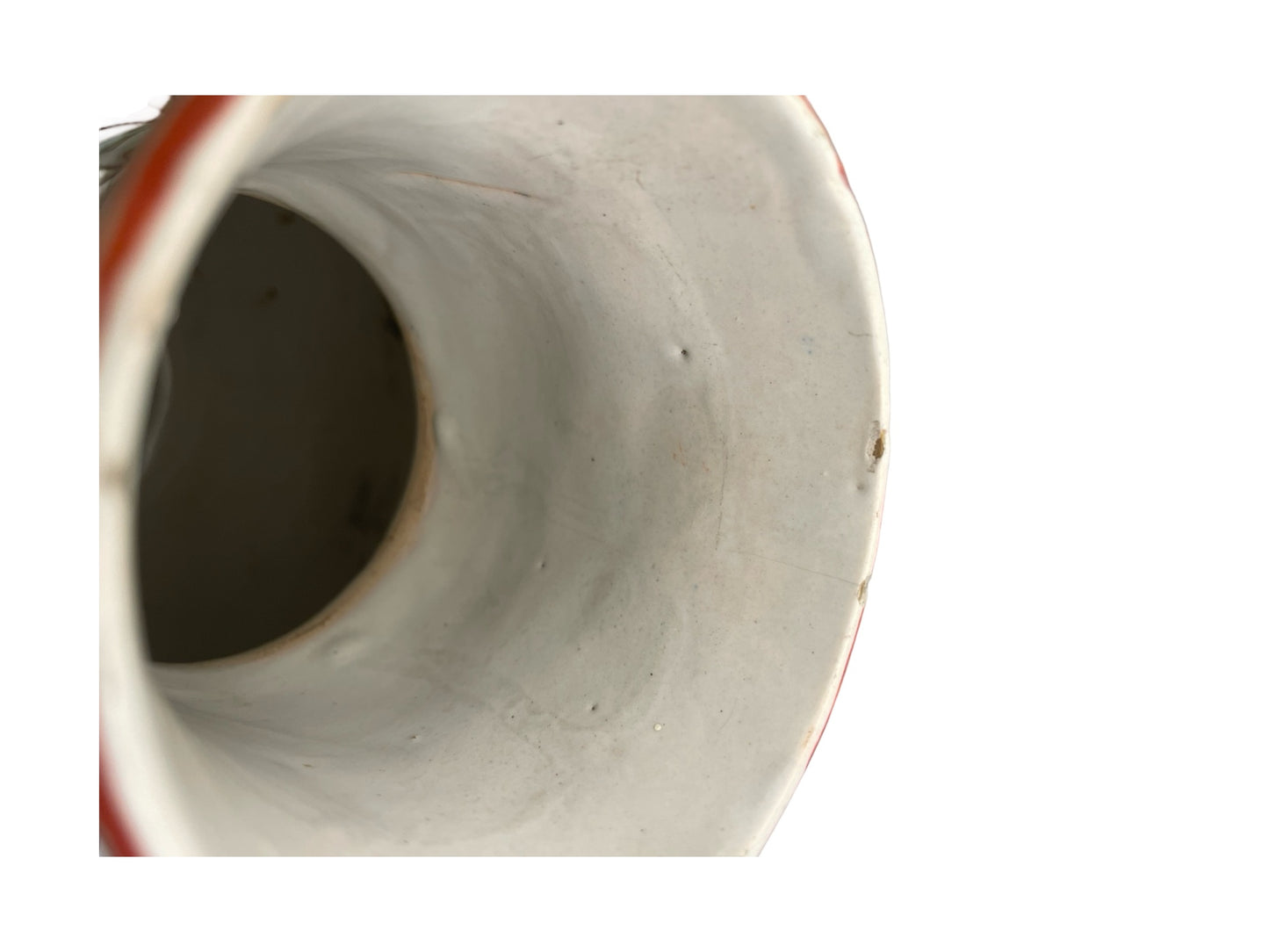 Vase à Quatre Anses – Desvres – Décor de Musicien et Écusson