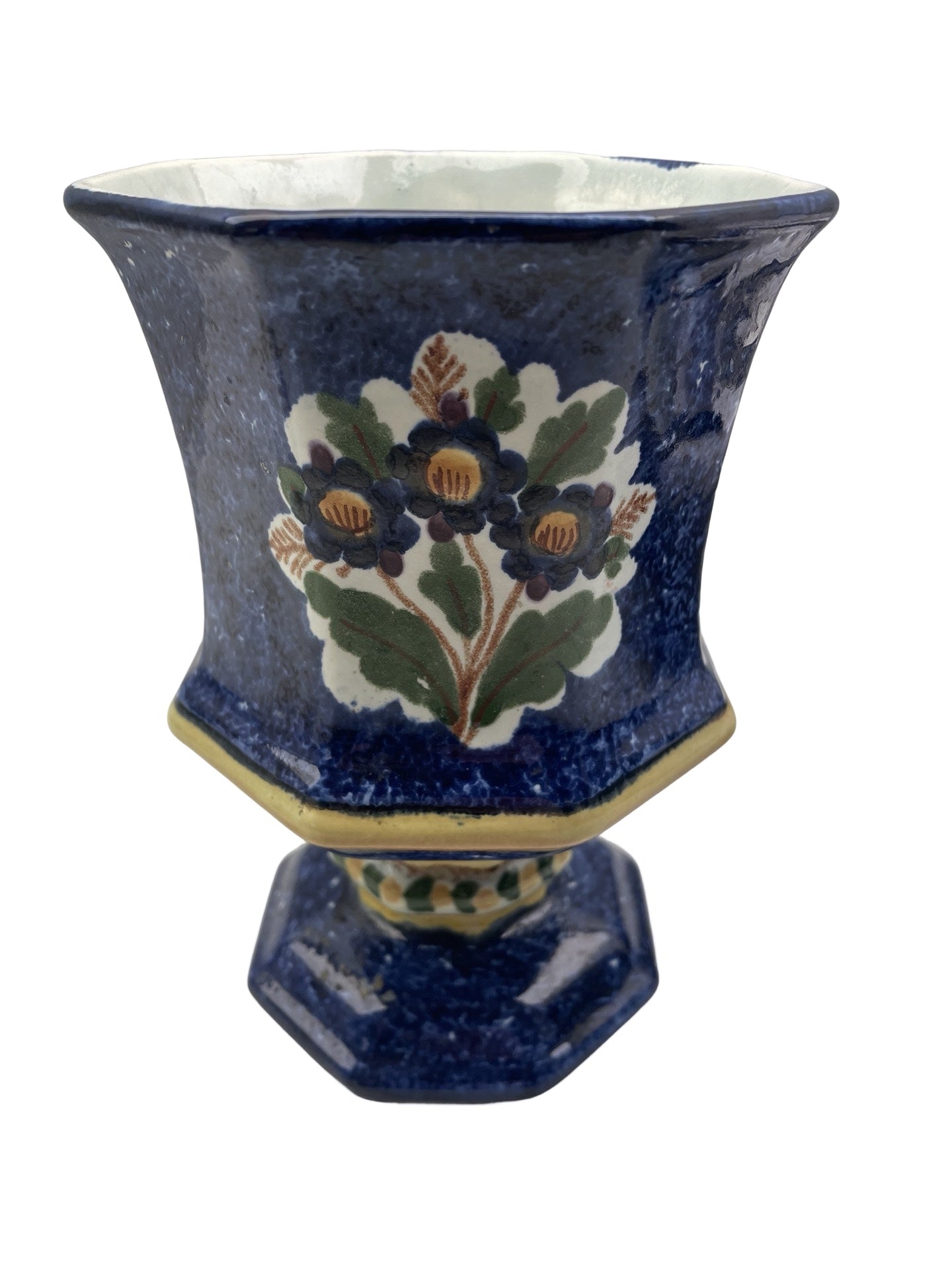 Vase Calice Boch Frères Keramis – Signé et Numéroté, XXe Siècle