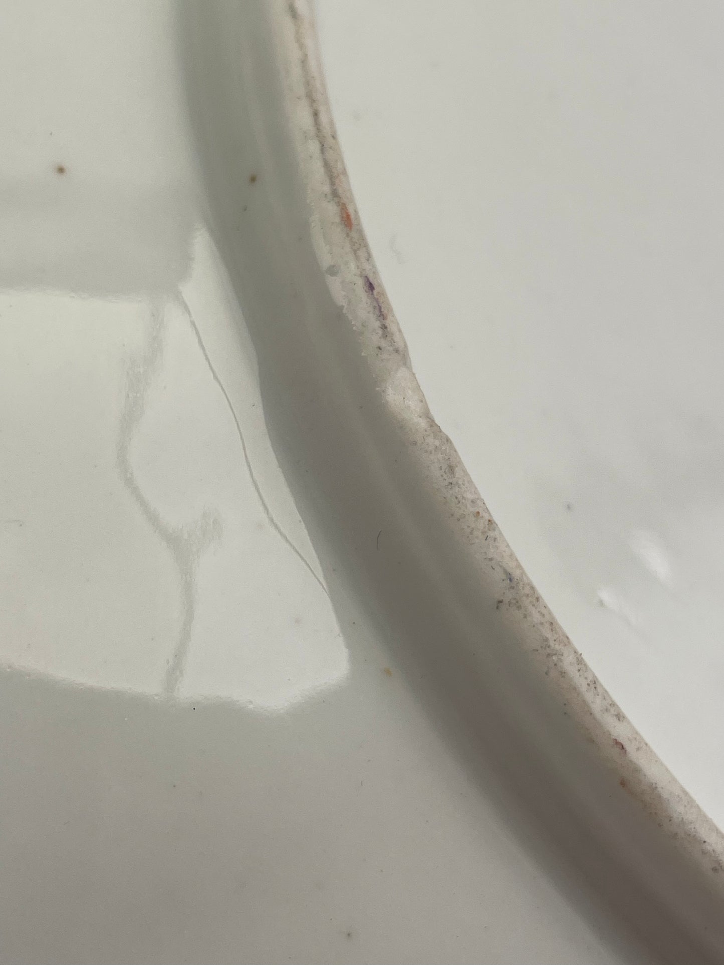 Assiette en Porcelaine à Décor de Dame aux Fleurs – 19e/20e siècle