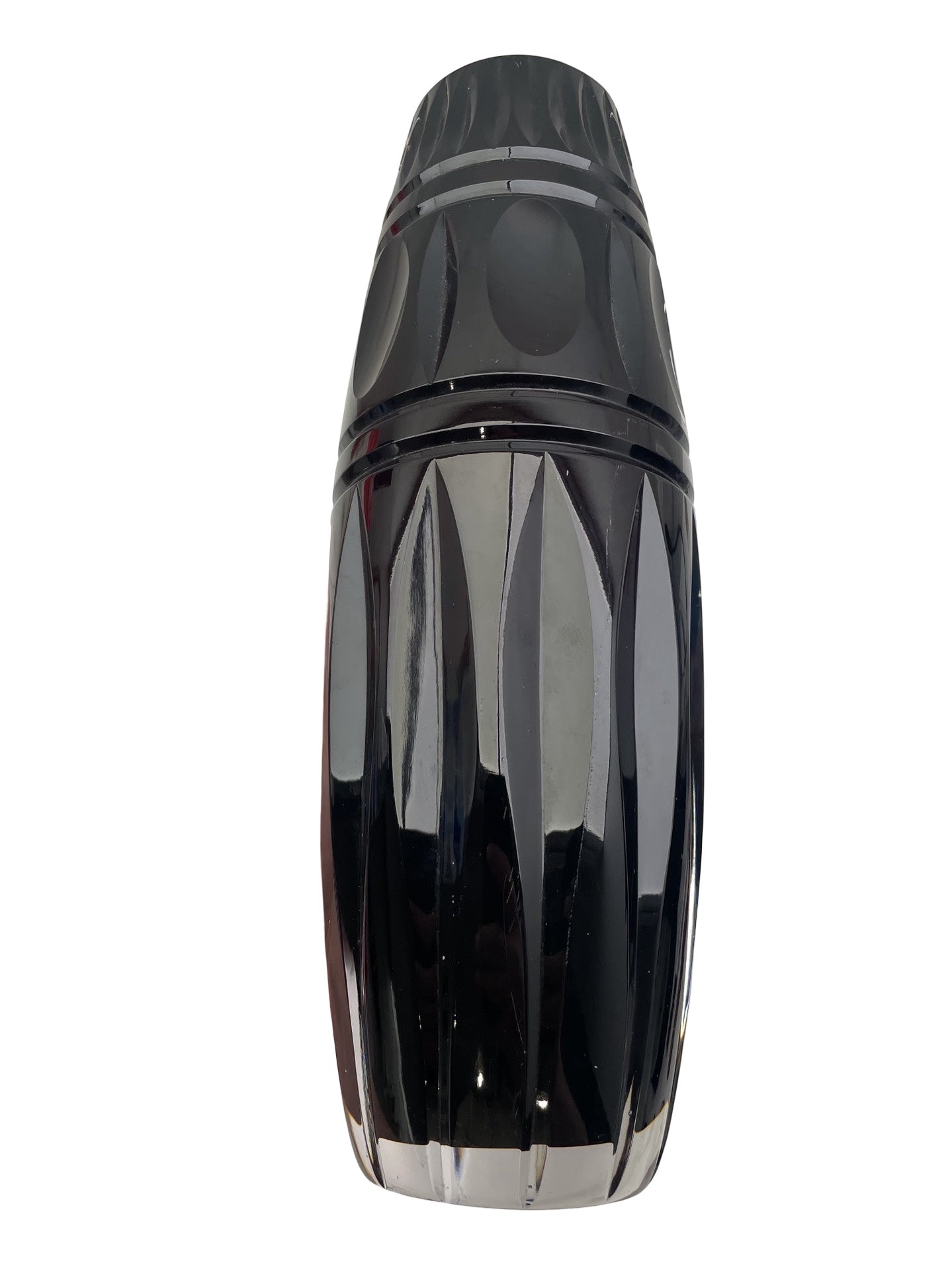1 - Vase en cristal sulfuré signé Val Saint Lambert Pièce unique