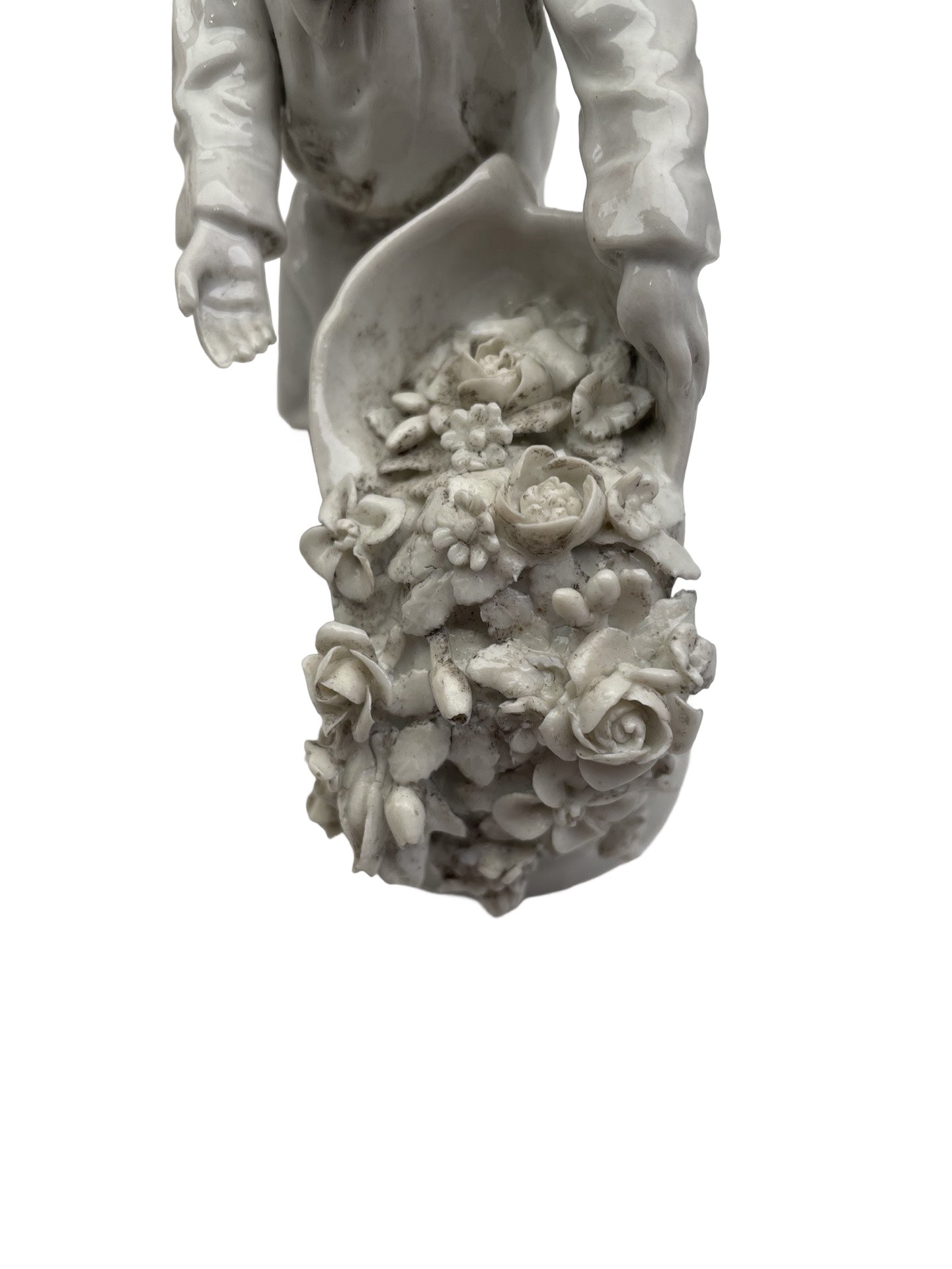 Paire de figurines en porcelaine blanche Ernst Bohne Sons