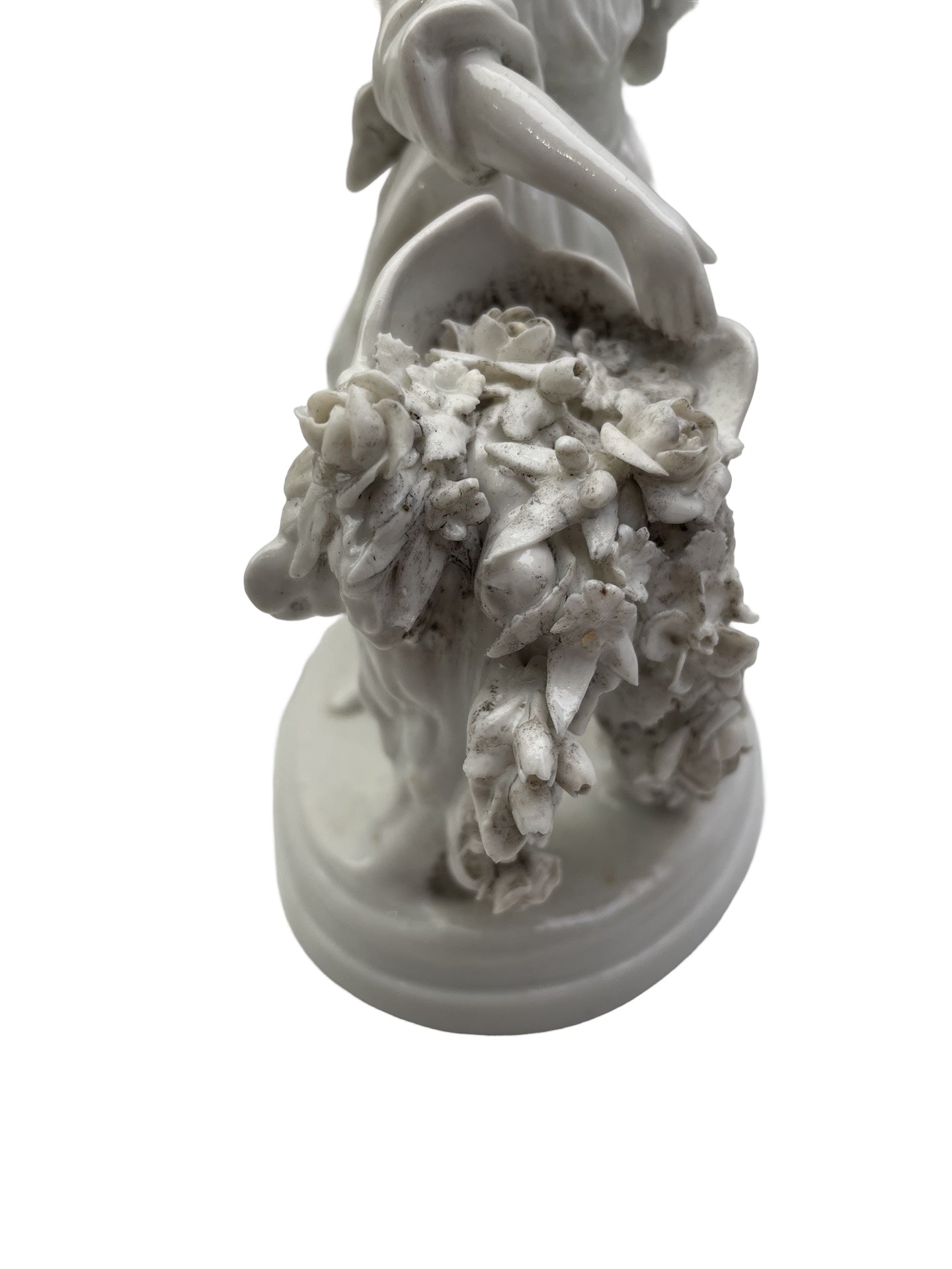 Paire de figurines en porcelaine blanche Ernst Bohne Sons