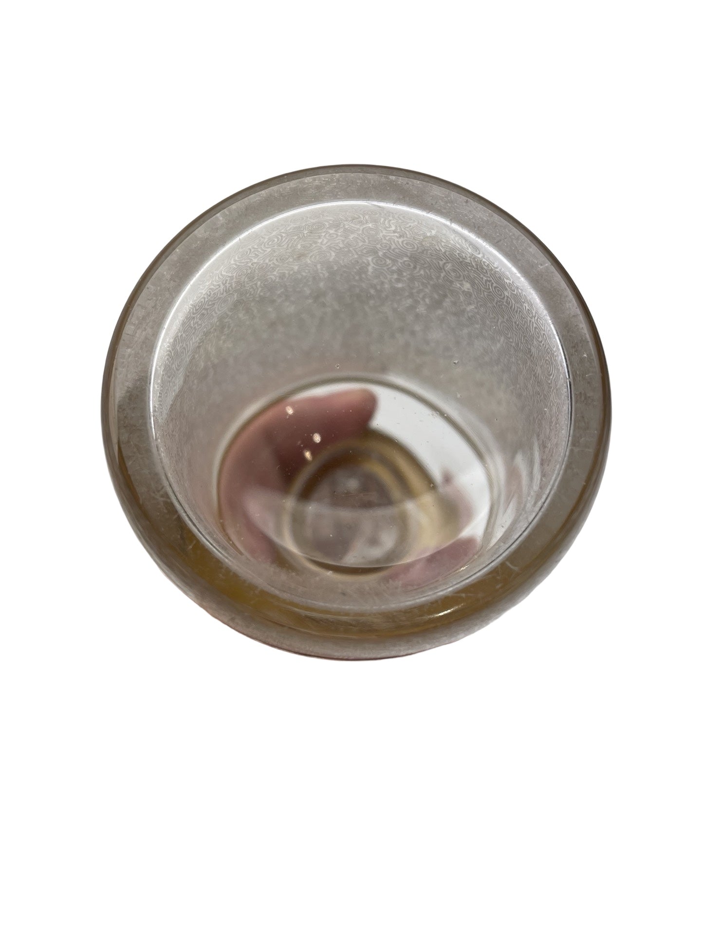 Ensemble de 2 flacons à parfum dorés + boîte à talc – Val Saint Lambert (attribués) – Non signés