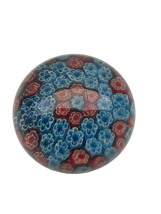 Sulfure presse-papier Millefiori – Murano
