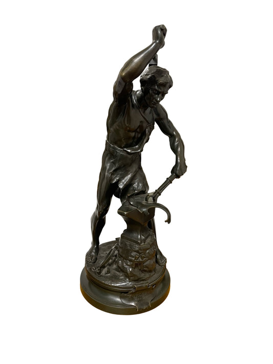 Bronze Le Forgeron – Adrien Etienne Gaudez ( 1845 - 1902 )