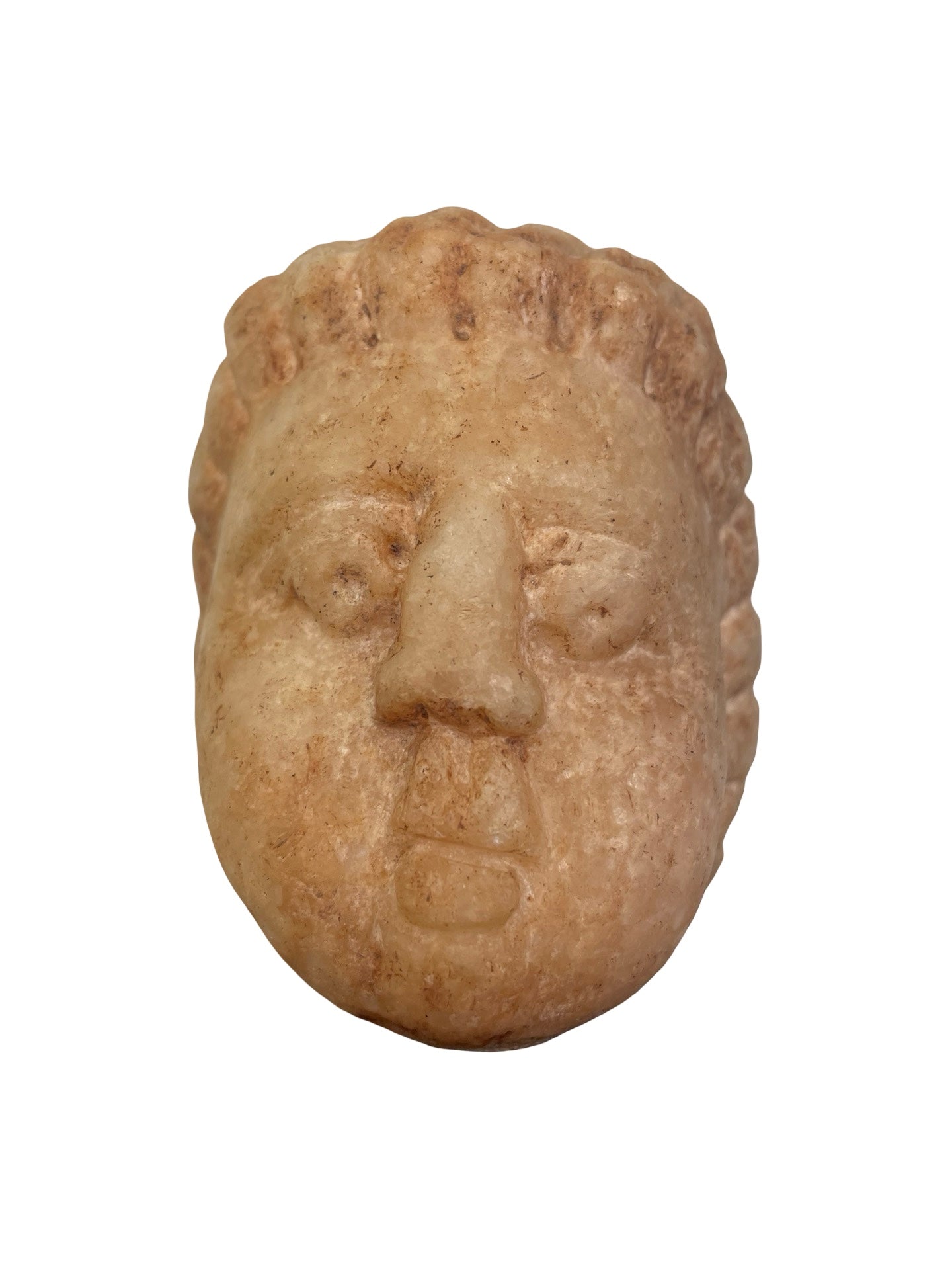 Tête d’enfant en marbre ancien à identifier