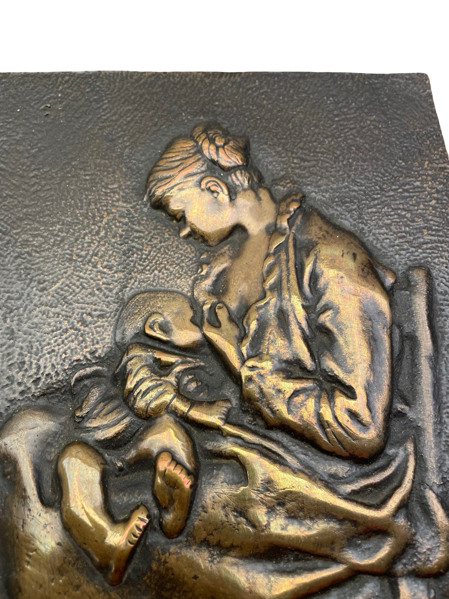 1 - Plaque murale en bronze attribuée à Alexandre Charpentier