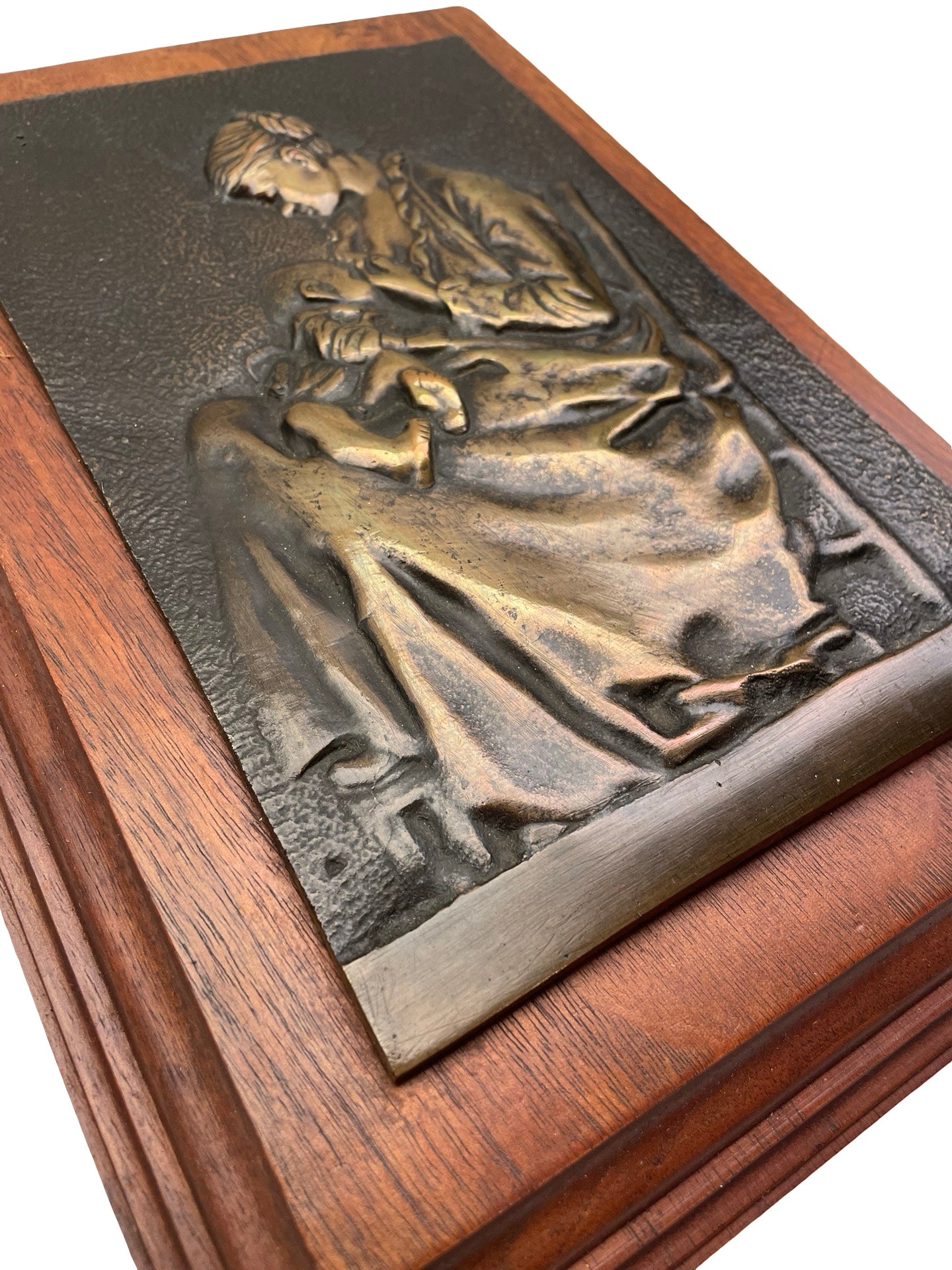 1 - Plaque murale en bronze attribuée à Alexandre Charpentier