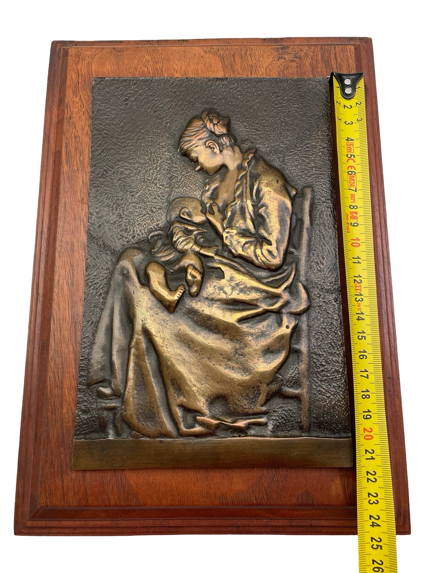 1 - Plaque murale en bronze attribuée à Alexandre Charpentier