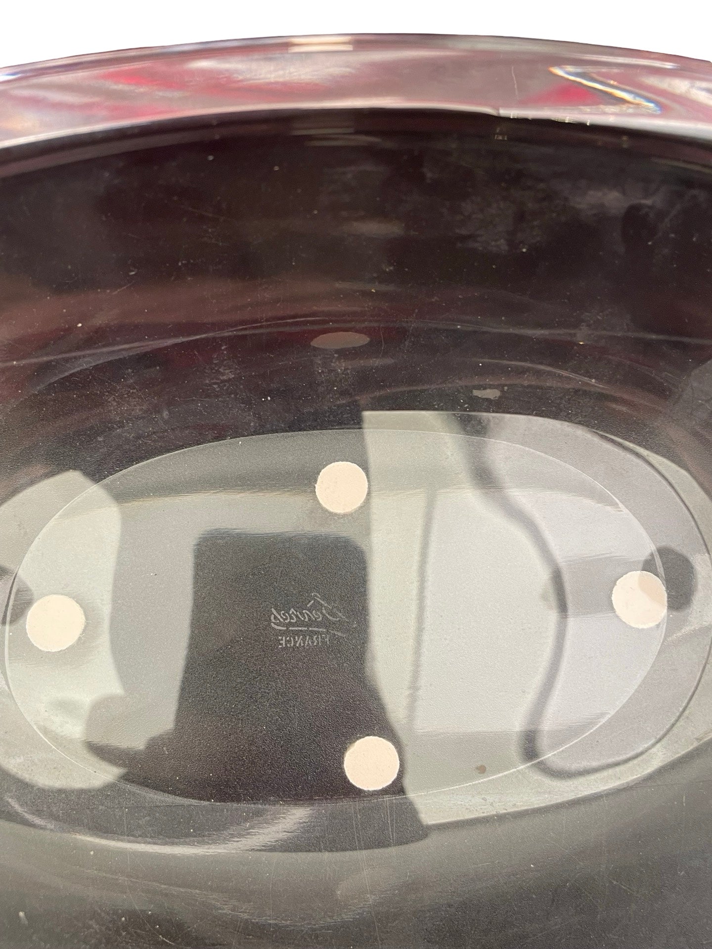 Coupe en cristal de Sèvres aux écureuils dépoli