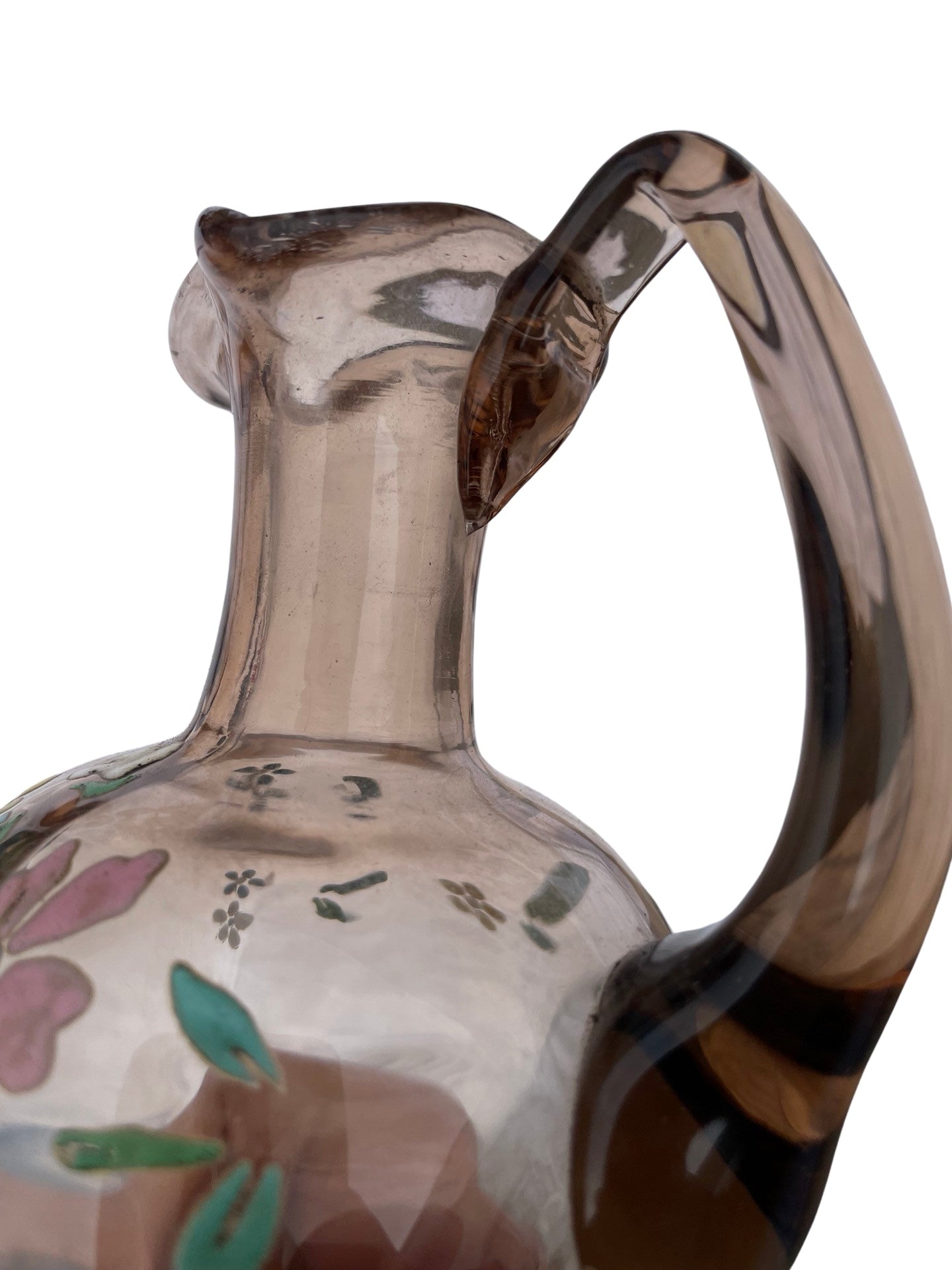 Chênée Style Brown Glassware Decanter