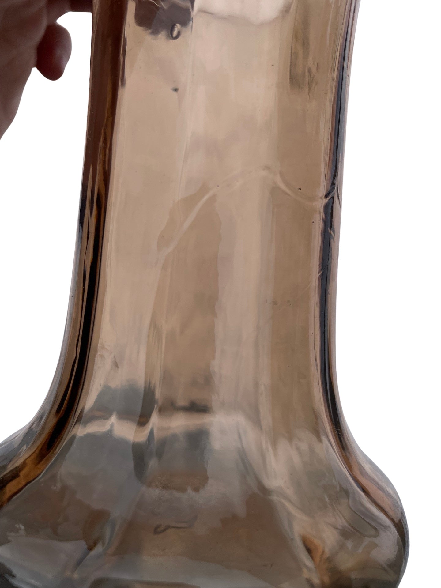 Chênée Style Brown Glassware Decanter