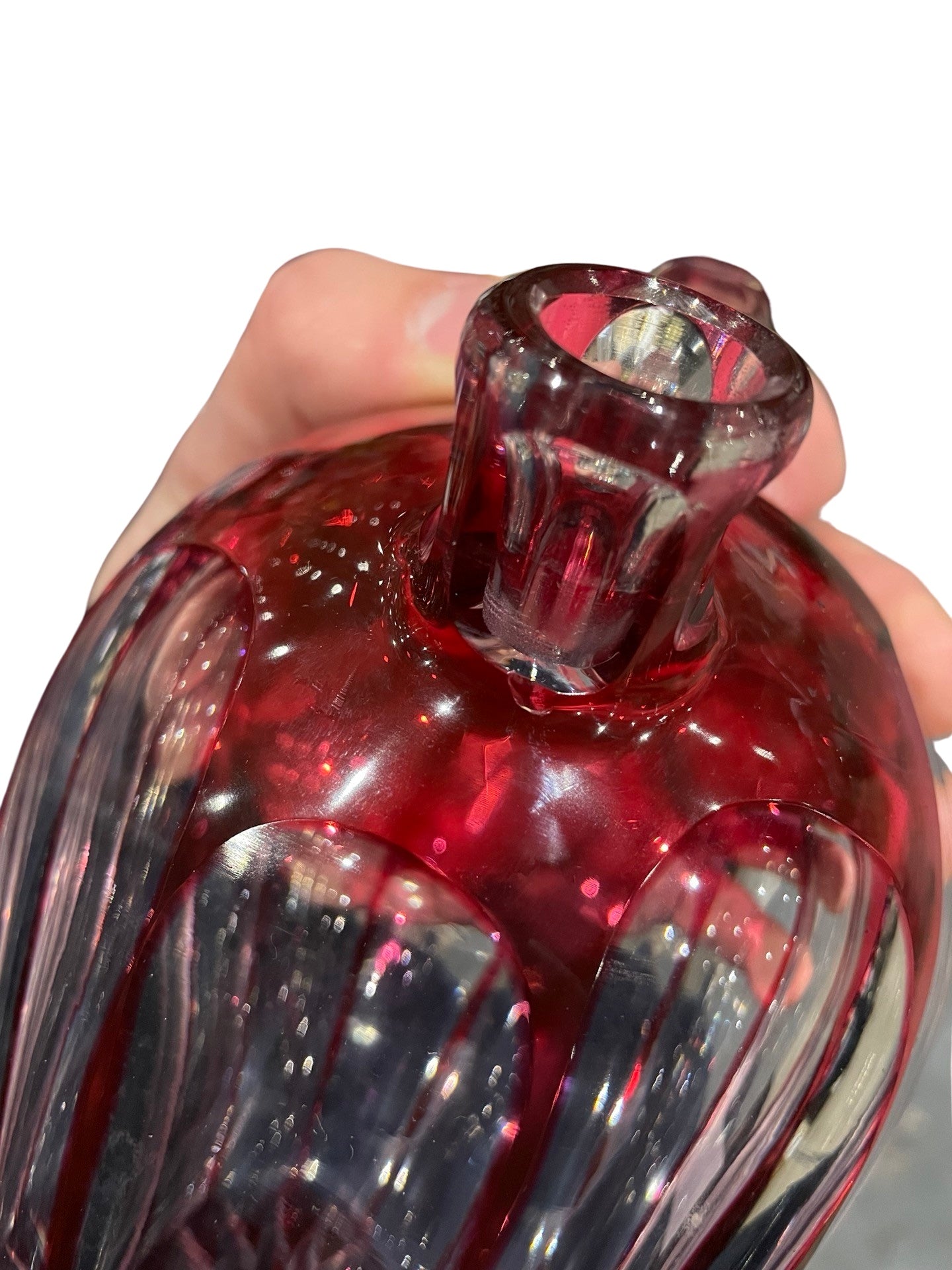 Carafe en Cristal Rouge Saint Louis