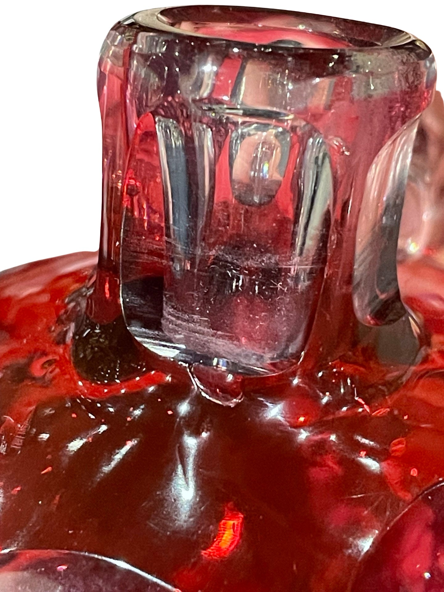 Carafe en Cristal Rouge Saint Louis