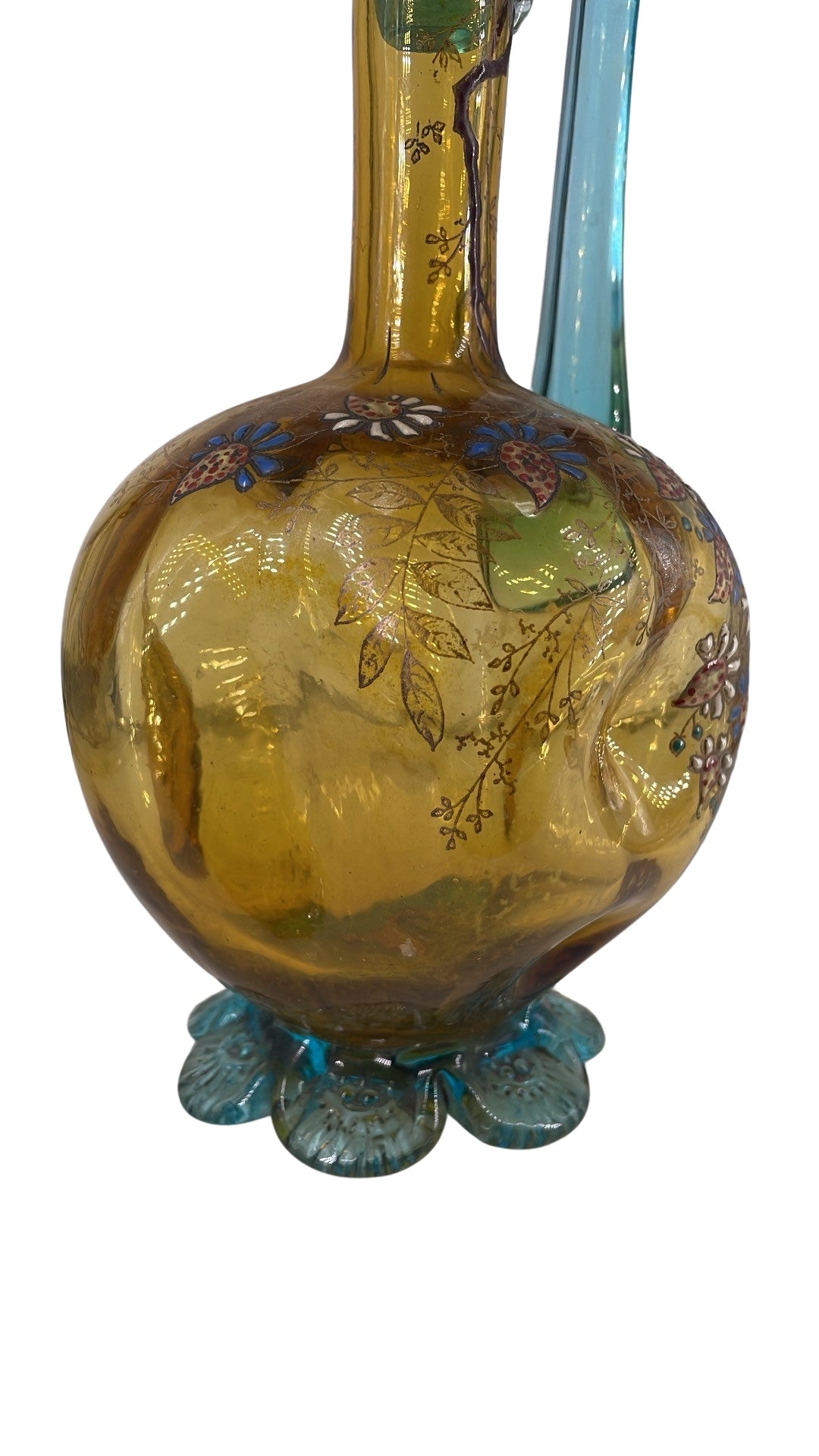 Carafe Aiguière Décanter Art Nouveau Attribuée à Legras