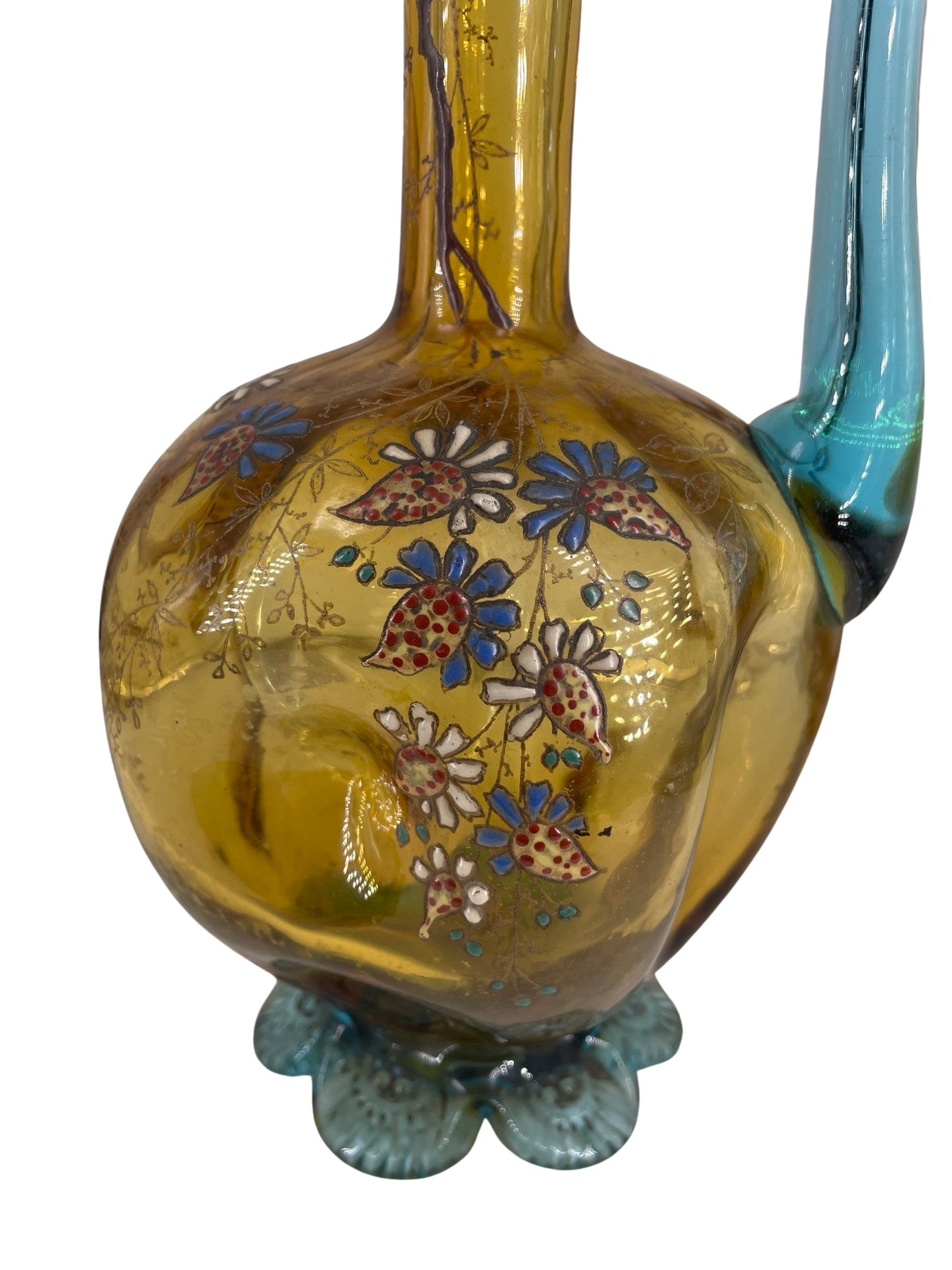 Carafe Aiguière Décanter Art Nouveau Attribuée à Legras