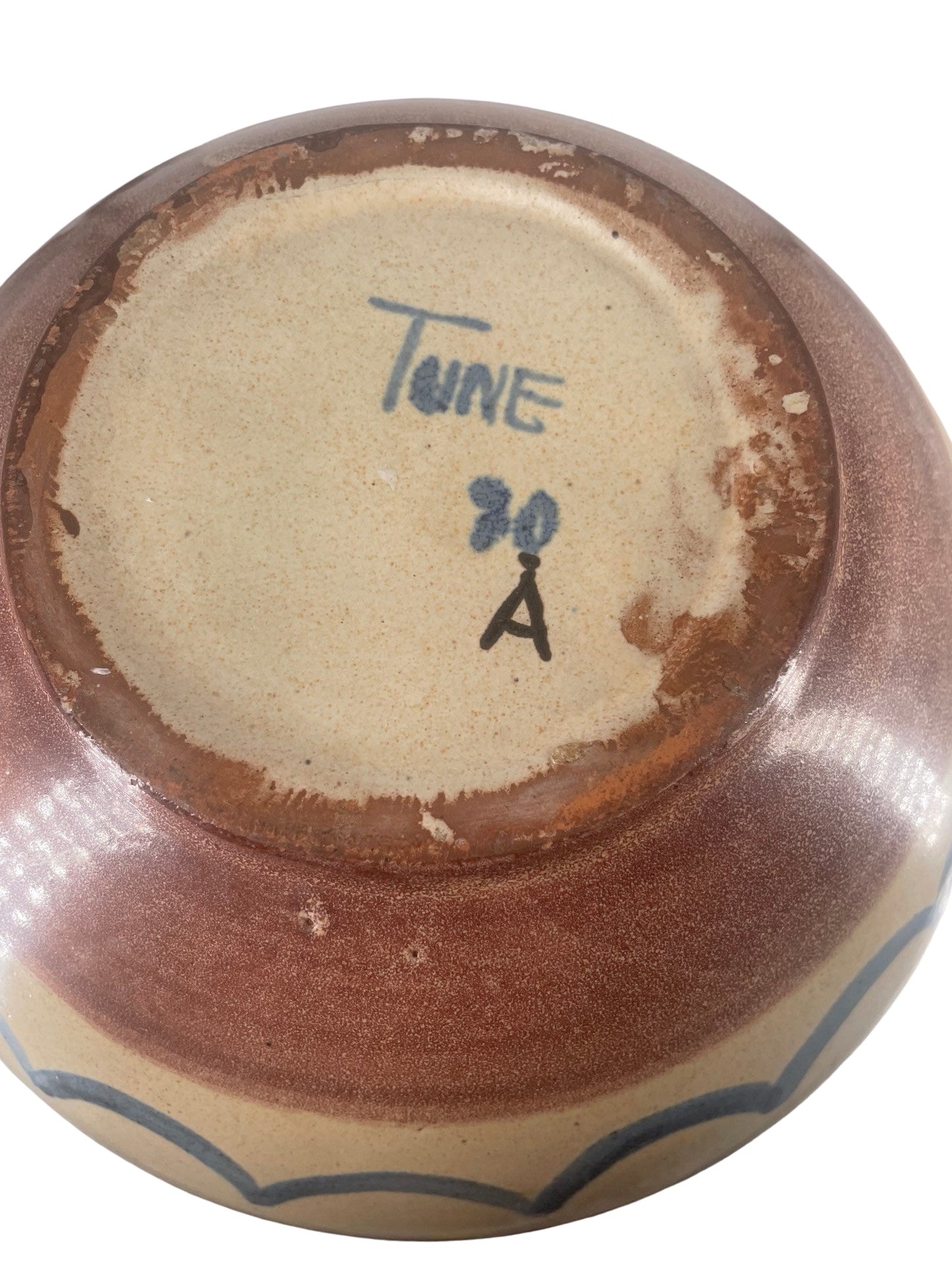 Vase Vintage Signé Tune Numéroté 80 A