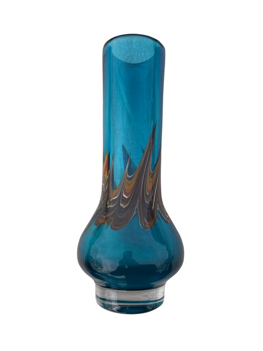 Vase Bleu Turquoise par Schott Zwiesel – Design Allemand