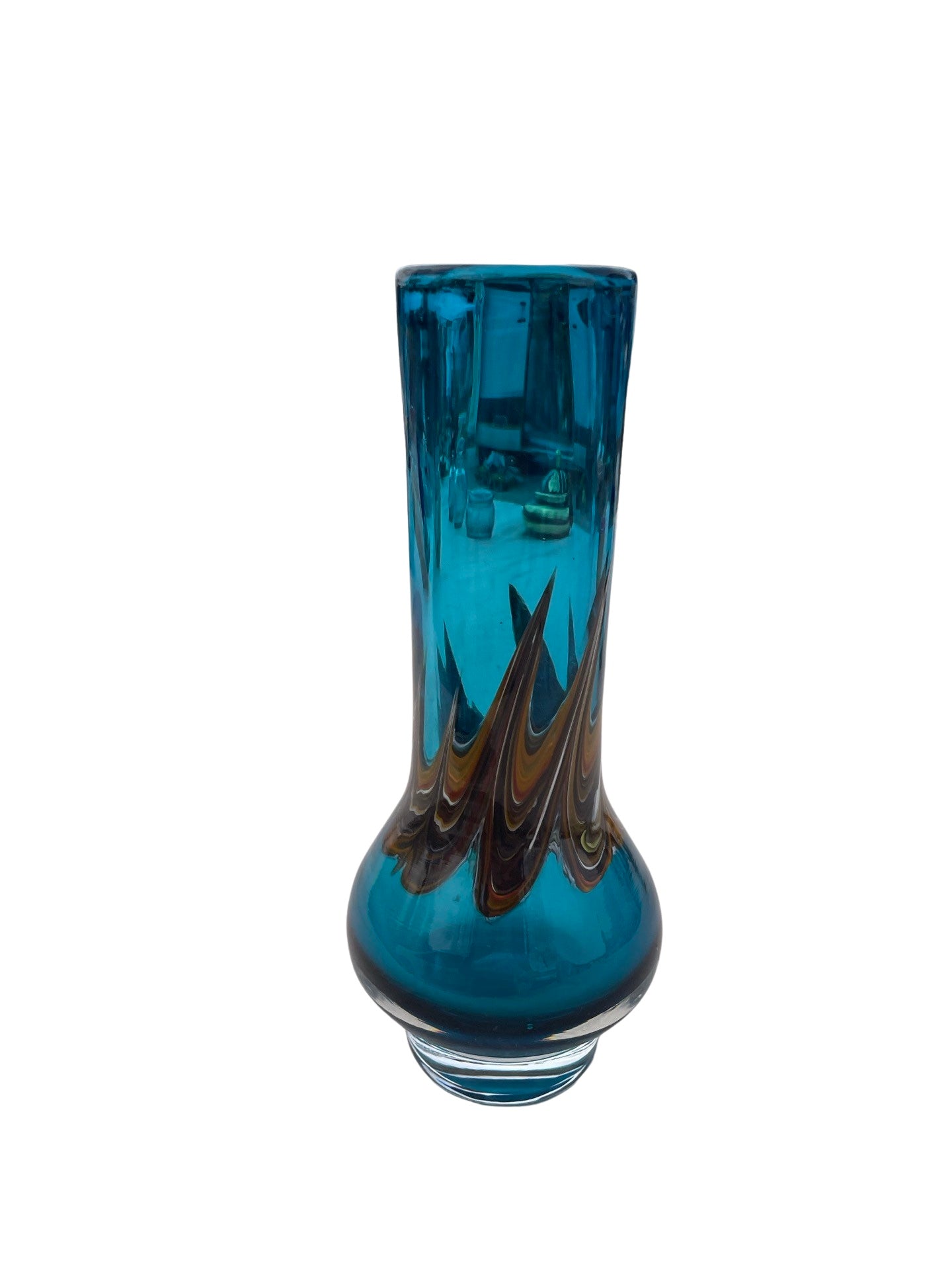 Vase Bleu Turquoise par Schott Zwiesel – Design Allemand