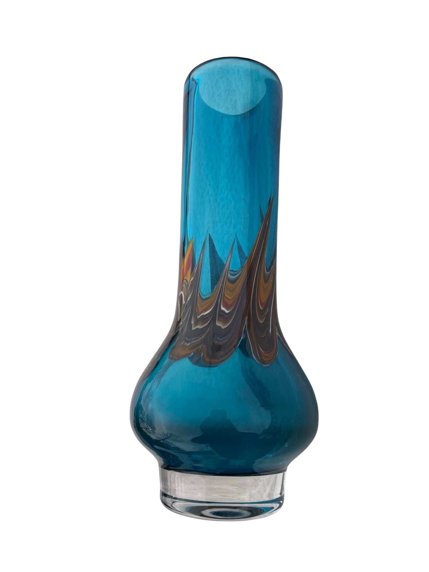 Vase Bleu Turquoise par Schott Zwiesel – Design Allemand