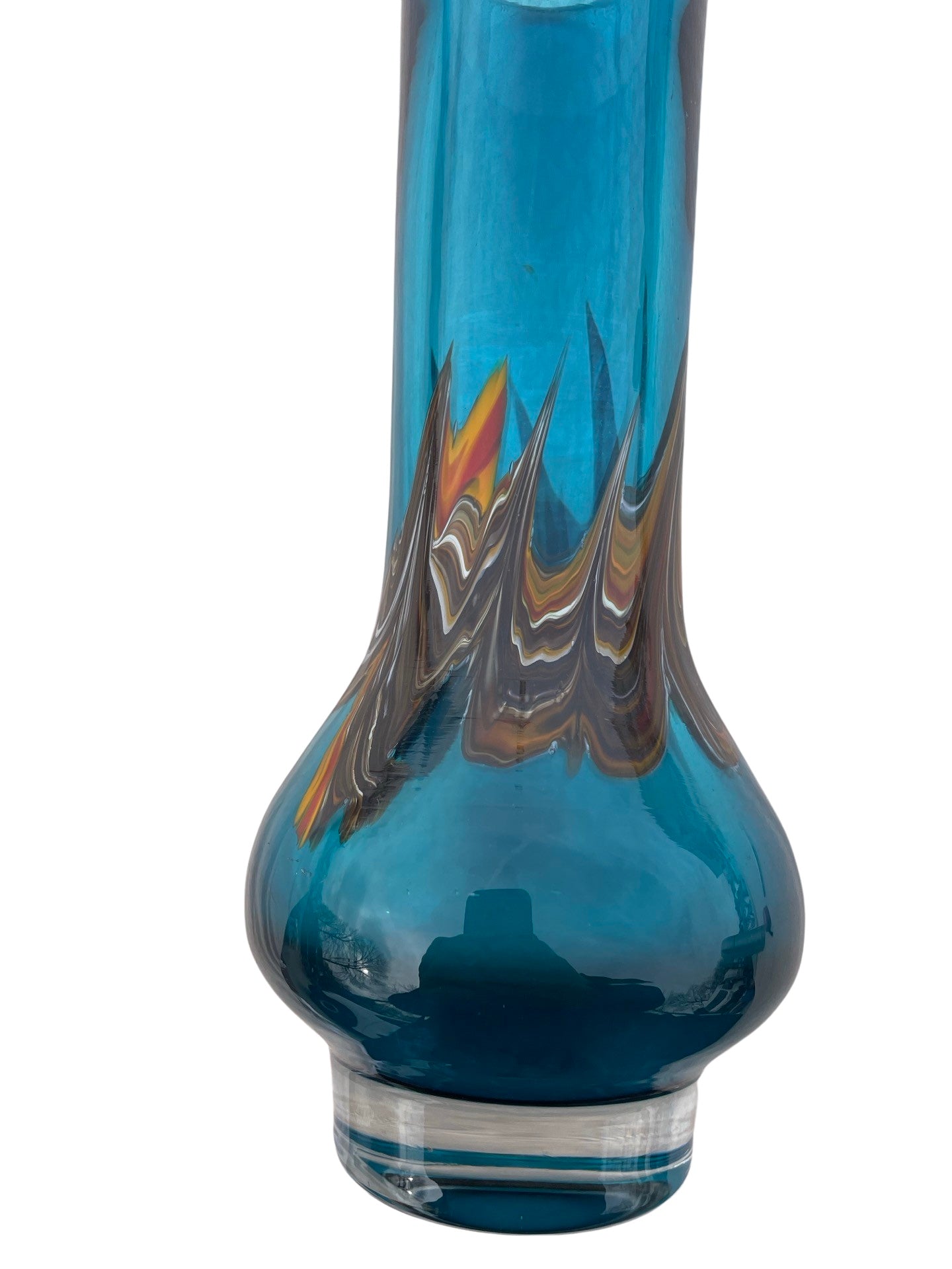 Vase Bleu Turquoise par Schott Zwiesel – Design Allemand