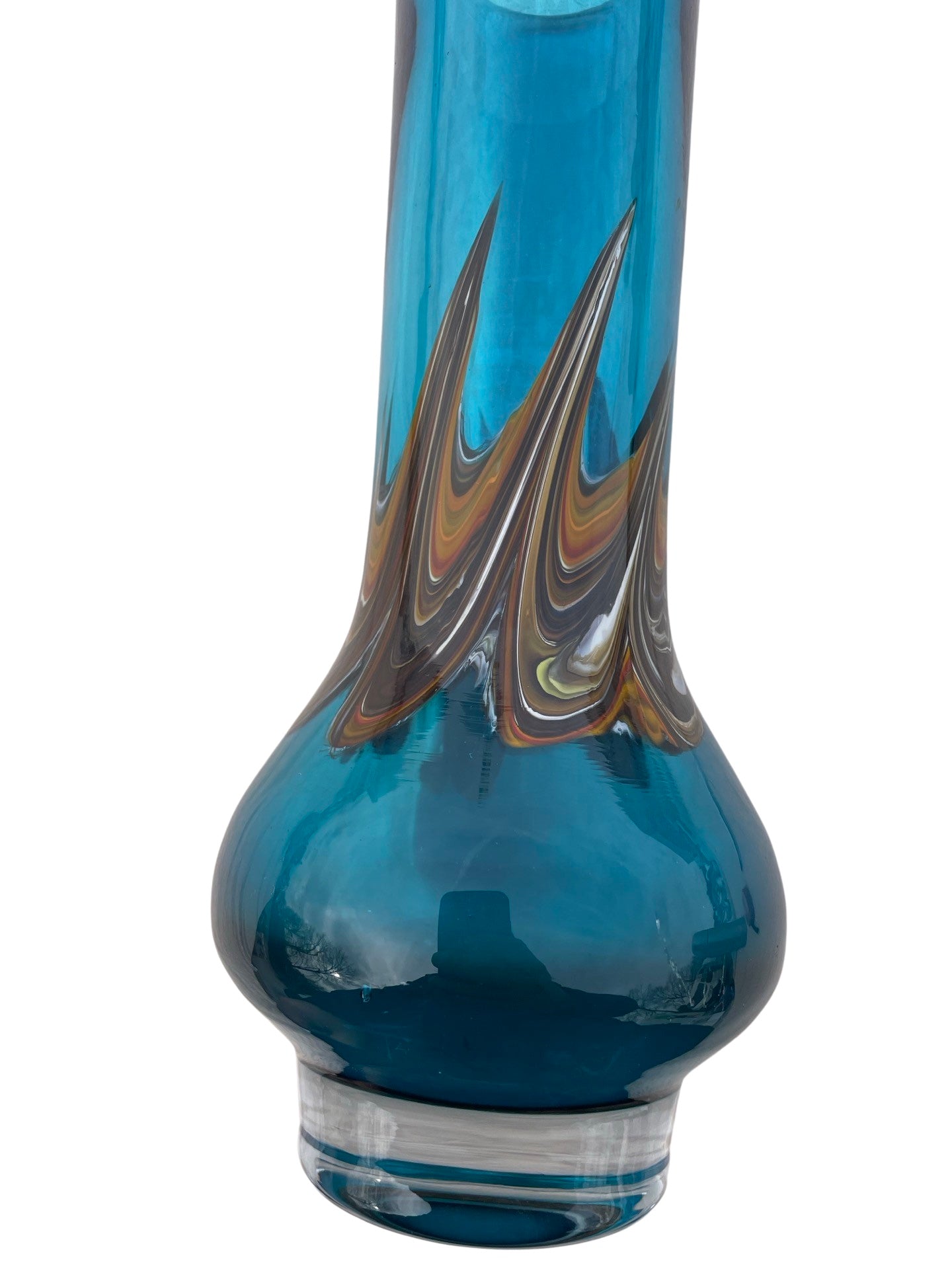 Vase Bleu Turquoise par Schott Zwiesel – Design Allemand