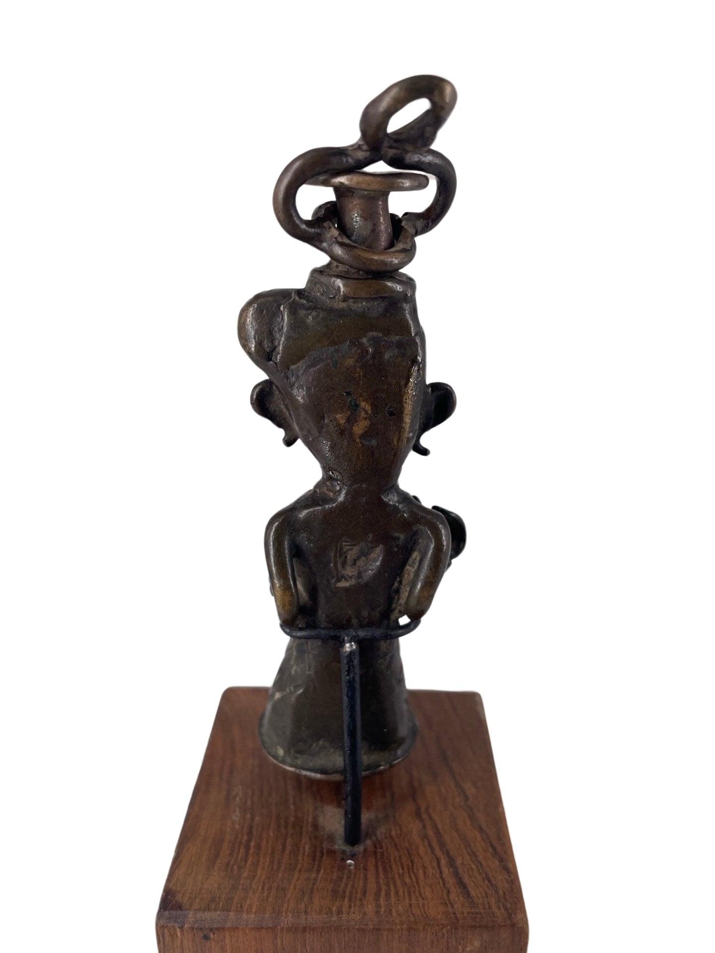 Statuette Asiatique en Bronze sur Socle - Collection du Docteur Zelnik