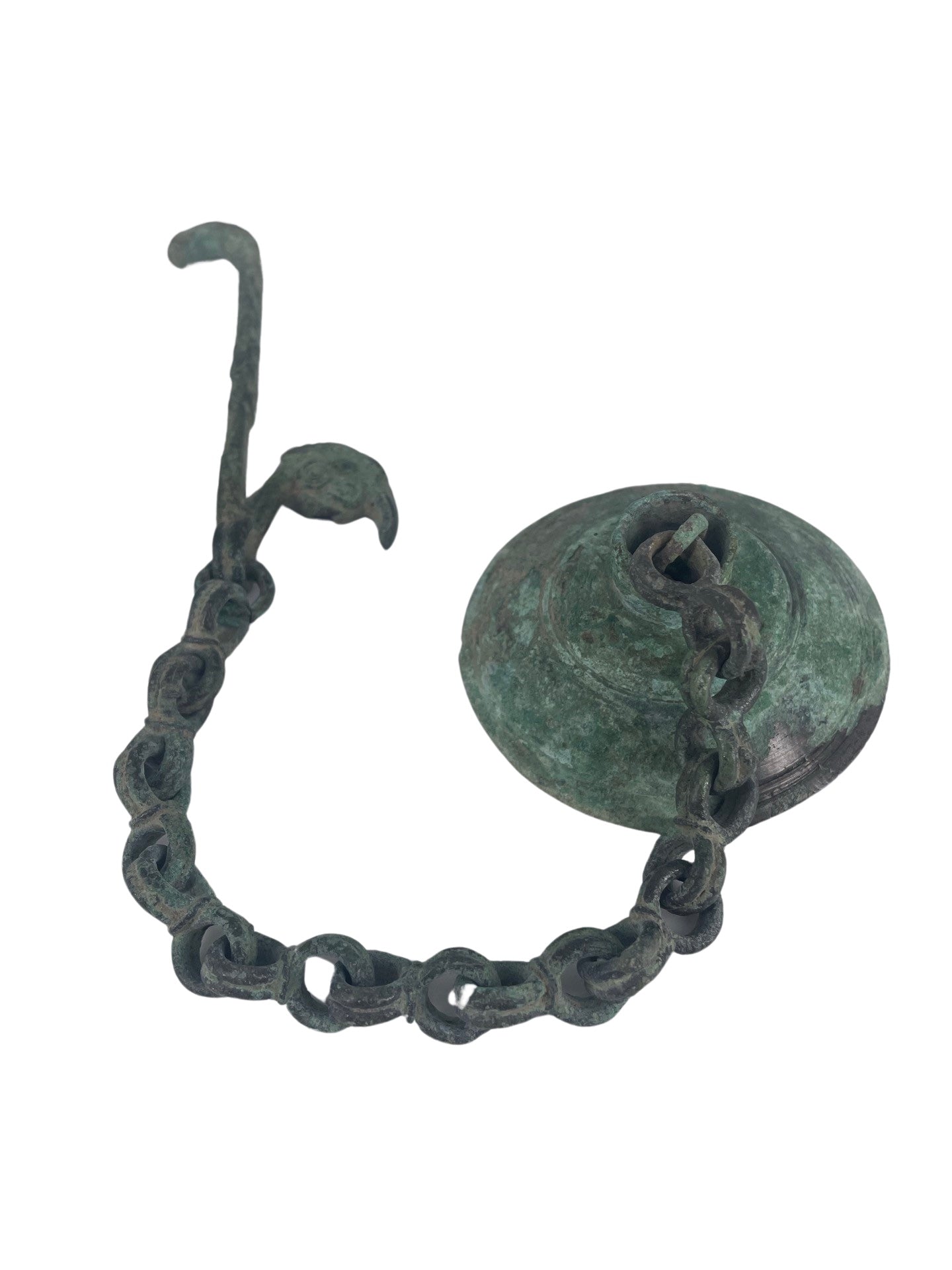 Chaine en Bronze Vert - Art Asiatique Khmer