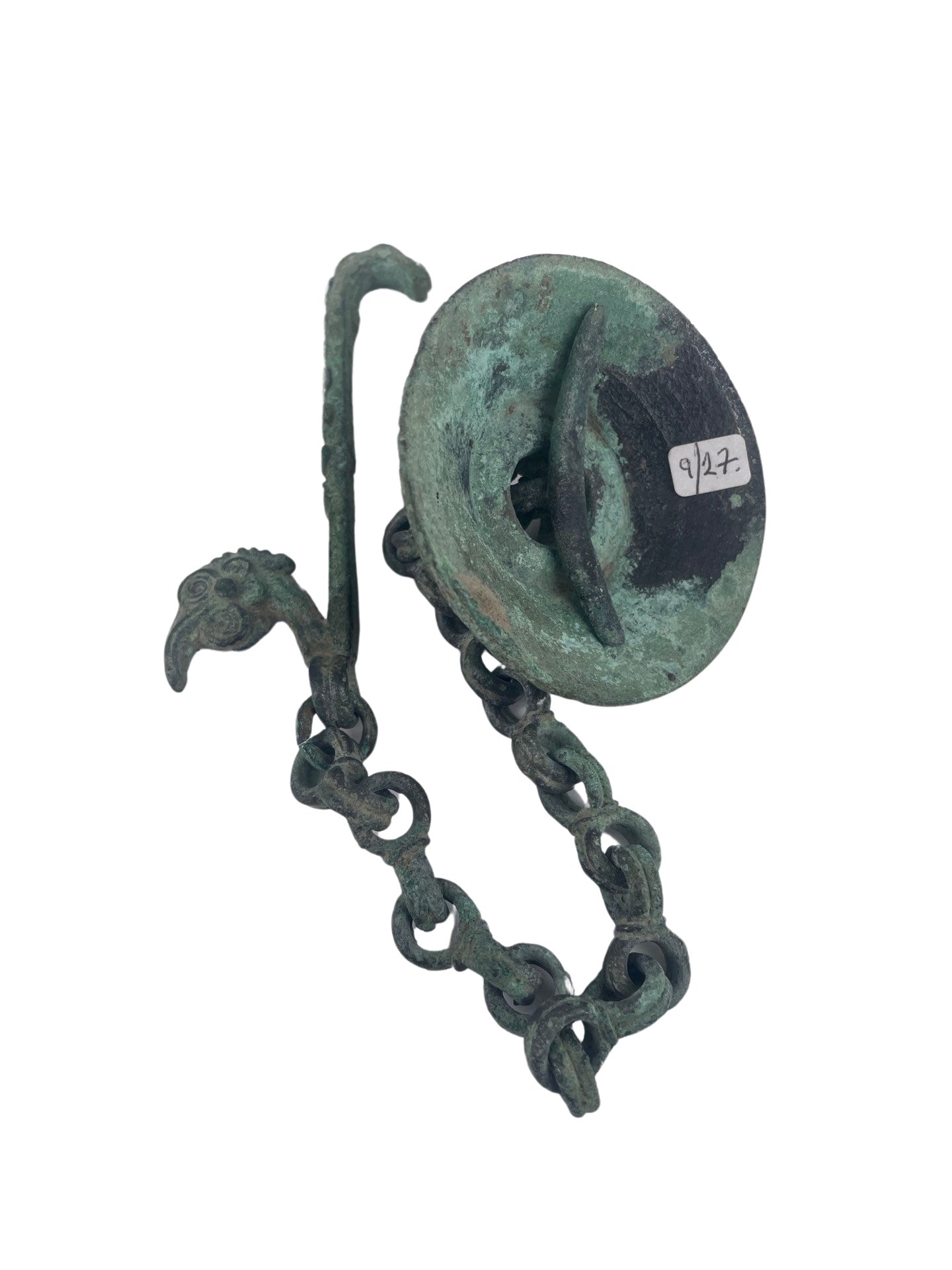 Chaine en Bronze Vert - Art Asiatique Khmer